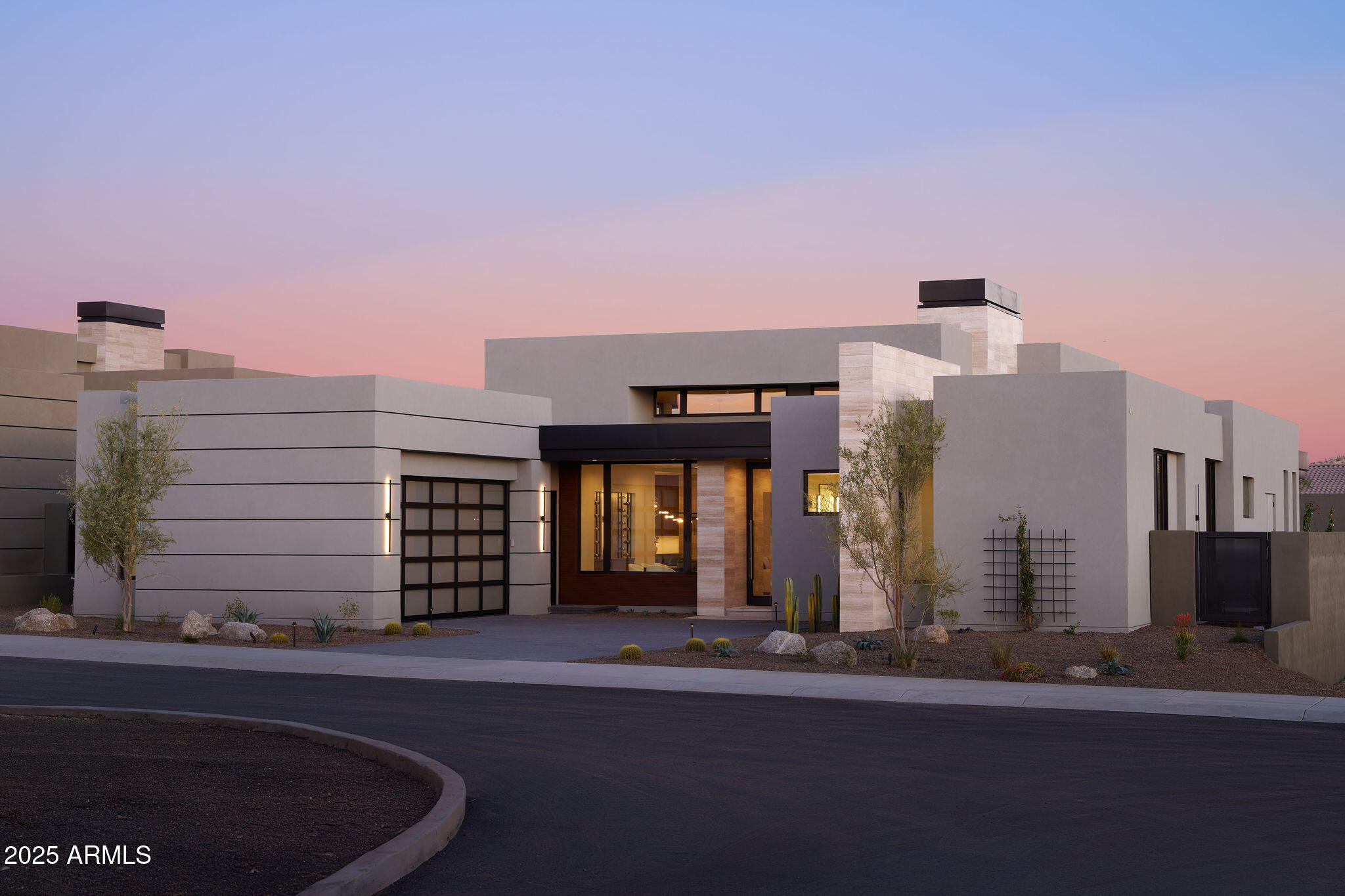 Serene is brand new gated enclave of 21 cutting edge single level contemporary homes designed by Swayback Architects & Planners and built by Sonora West Development. Each Serene home brings a new definition to the ''Lock and Leave'' lifestyle with open Great Room floor plans perfect for both entertaining and everyday living. This finished Model A has 3,730/sf and has been highly upgraded by EST EST designers with lavish interior finishes and comes with Subzero & Wolf Appliances, swank pool and spa and fully landscaped. Located on the North East side of Pinnacle Peak Mountain in North Scottsdale, Serene is close to  shopping, restaurants and over two dozen private and public golf courses. Don't miss your opportunity to take part in the Serene lifestyle.