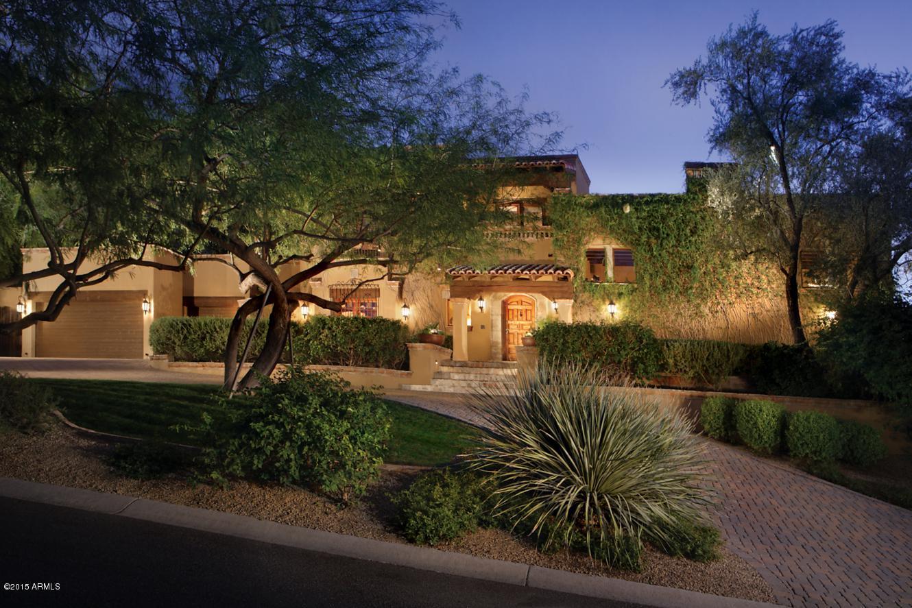 INTIMATE IS VOGUE. Manageability, intimacy, & functionality without sacrificing an ounce of luxury; a jewelry box perched on a mountain with abundant outdoor spaces that take full advantage of the sweeping mtn. & rolling valley vws. Entertaining: never easier, with this home’s dream kitchen coupled w. the pvt. pool & spa, Ramada, tennis court, numerous pvt. patios and fully dispersed Bang & Olufsen audio system. Craftsmanship: Pure, genuine, & masterfully finished, from the vintage ironwork imported from Mexican haciendas to the grand stone fireplaces all painstakingly & passionately fashioned by hand. Health: breathe easy, top of the line HVAC units w/ physical & electronic air filters w/ fresh air intake systems.  Welcome to a Spanish Colonial Chef-d'oeuvre unlike any other in PV.