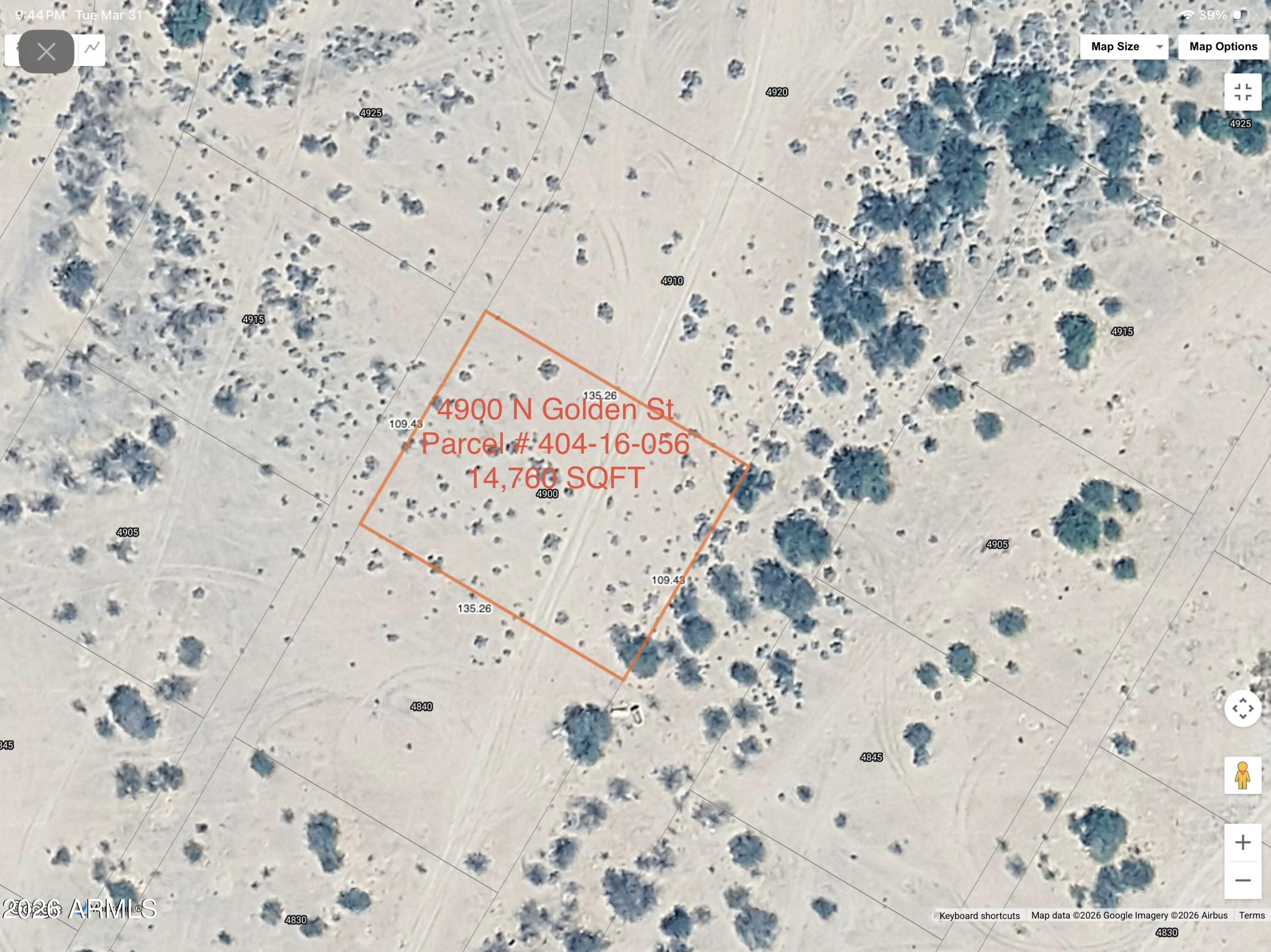 TOLTEC/ARIZONA VALLEY UNIT EIGHTEEN - Land