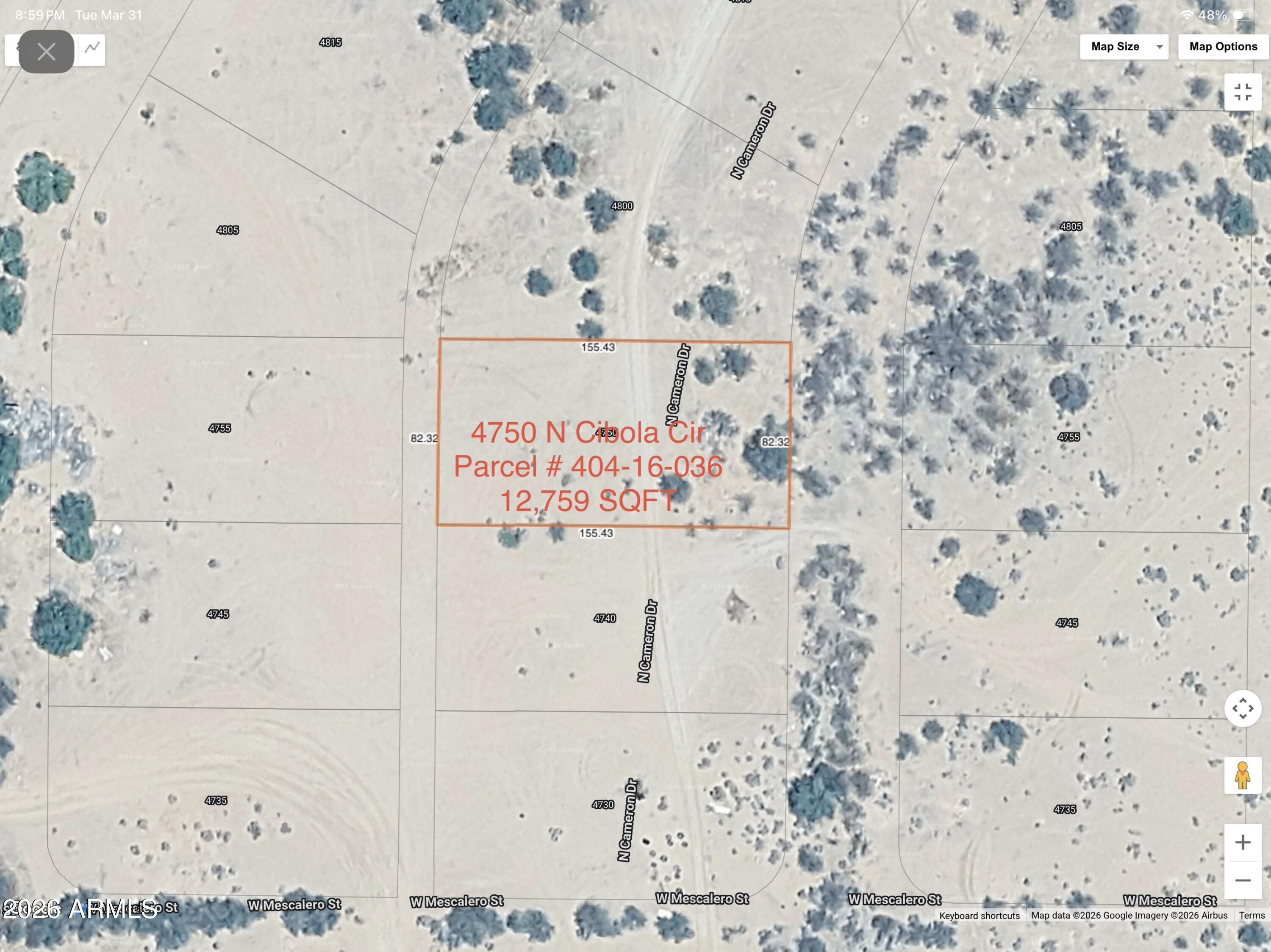 TOLTEC/ARIZONA VALLEY UNIT EIGHTEEN - Land