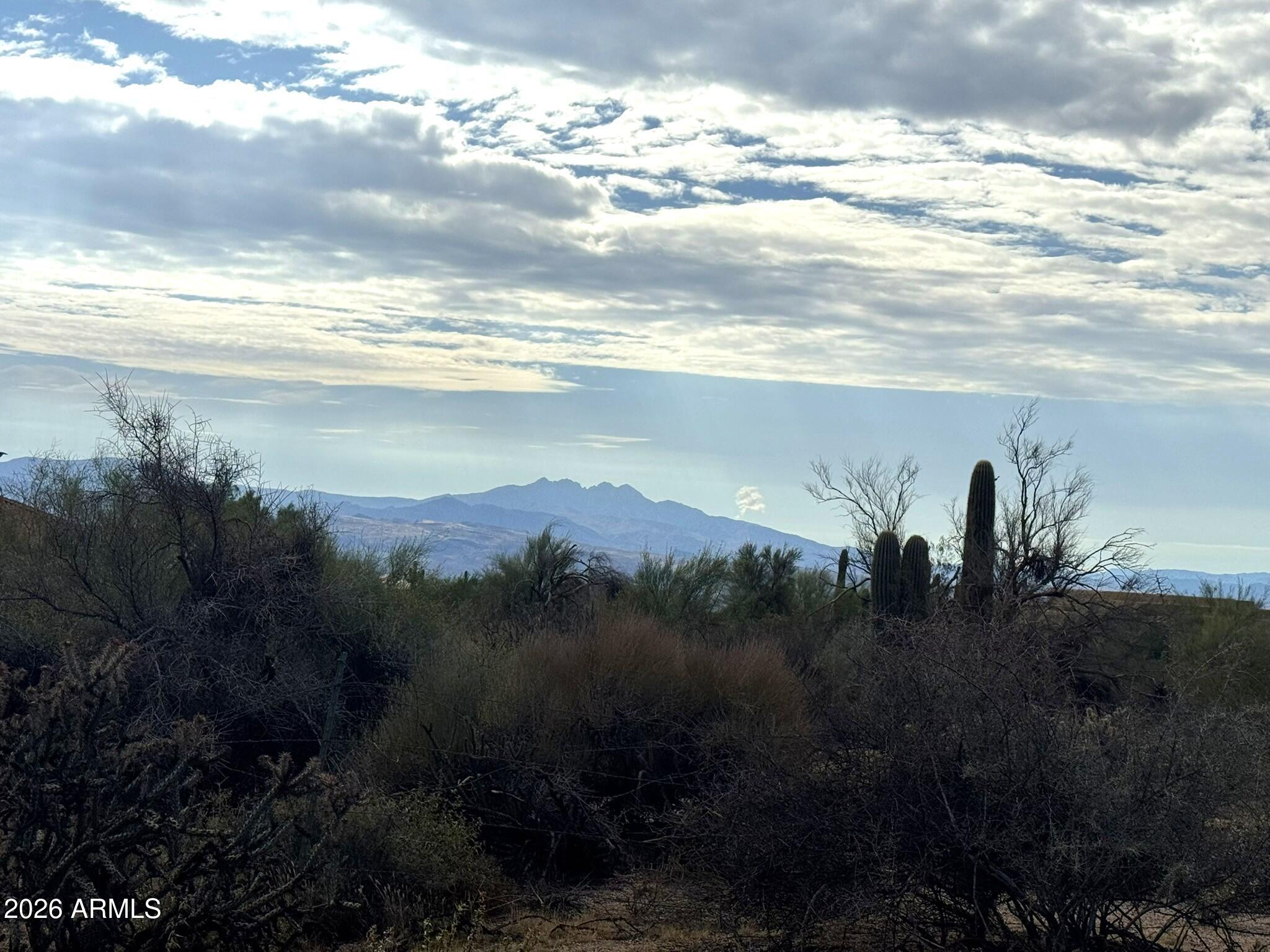 Magnificent views from this 1+ acre lot of the surrounding mountain ranges including Four Peaks, Weavers Needle, McDowell Mountains, Mazatzal mountains. This lot comes with 4 lots on the shared well agreement. Short distance to McDowell Mountain Park consisting of approx. 22,000 acres of hiking, biking and horse back riding.  The 1+ acre lot to the north is also for sale.  Only 10 minutes to the Needle Rock Recreation area in the Verde River,  restaurants, golf courses, etc.  Cooler temps, clearer skies and good ol' country living. If you love the outdoors, you'll love this area for outdoor hobbies  Motorized vehicles are allowed in the Tonto National Forest.  Come on out and experience what most of us have loved for years!!