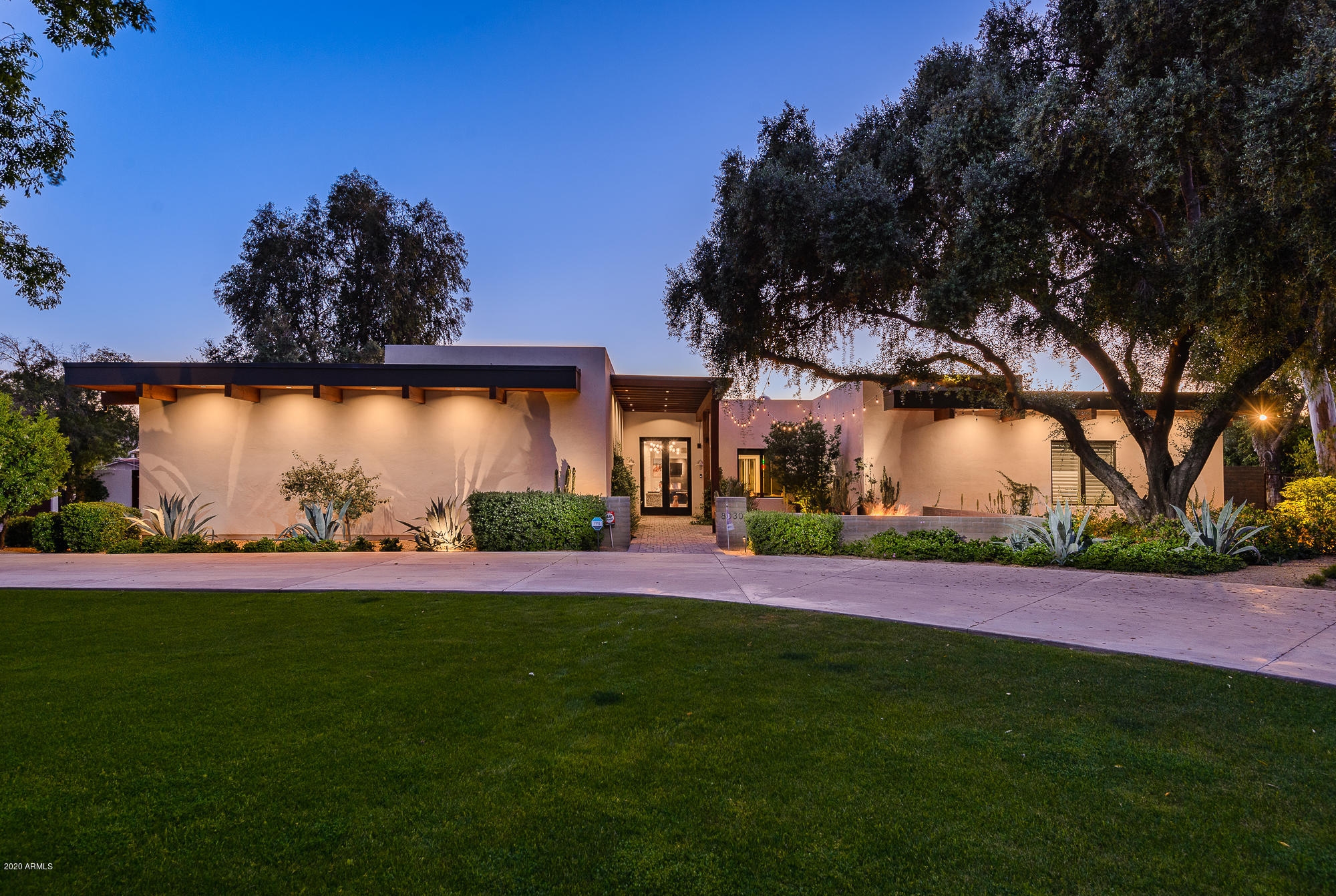 This Paradise Valley Farms contemporary farmhouse style home on a 1 acre mature home site feels like home. Enjoy the amazing floorplan designed for the best of indoor/outdoor living. Massive kitchen w/ modern tile backsplash, stainless appliances, ample seating & nook space, formal or informal dining & amazing butler's pantry. Great room includes an elegant wood mantled brick fireplace, wet bar & wine room. Main house features 6bdrms, 7bths, office, & 300sqft media room. Stylish wide plank wood flooring th/out, shiplap accent walls, wood beams accent ceilings. The 1000sqf ''barn-inspired'' guest house w/full kitchen, family room & fireplace features rustic wood & metal roof originating from a barn in Wyoming. It's a showstopper! Blt-in BBQ, sport court, bridal path behind property. Backyard includes covered and outdoor seating, two way fireplace, plenty of low maintenance artificial turf. 

Main Kitchen appliances include
     Fischer & Paykel sub-zero refrigerator
     Wolf Gas Cooktop Gas
     Bosch Dishwasher
     2 Thermador Wall Ovens
     Thermador Microwave Drawer
     Dacor Warming Drawer
Butler's Pantry Appliances
     Fischer & Paykel Refrigerator
      Bosch Dishwasher
Great Room Bar
       690 Bottle Wine Room
       Ice Maker
       Beverage Fridge
Guest House Appliances
        Jenn-Air Appliances
       Full Size Washer and Dryer
Extras
Control4 Audio Visual Package
Smart Home
 

Located in PV Farms, McCormick Ranch adjacent, w/bridal paths & tree-lined streets. Wide streets are an inviting trademark of this desirable neighborhood. Circular drive, lush front yard with massive trees, iron and wood exterior details the exterior and charming entry courtyard. Custom built in 2016, fully remodeled with distinctive details throughout.