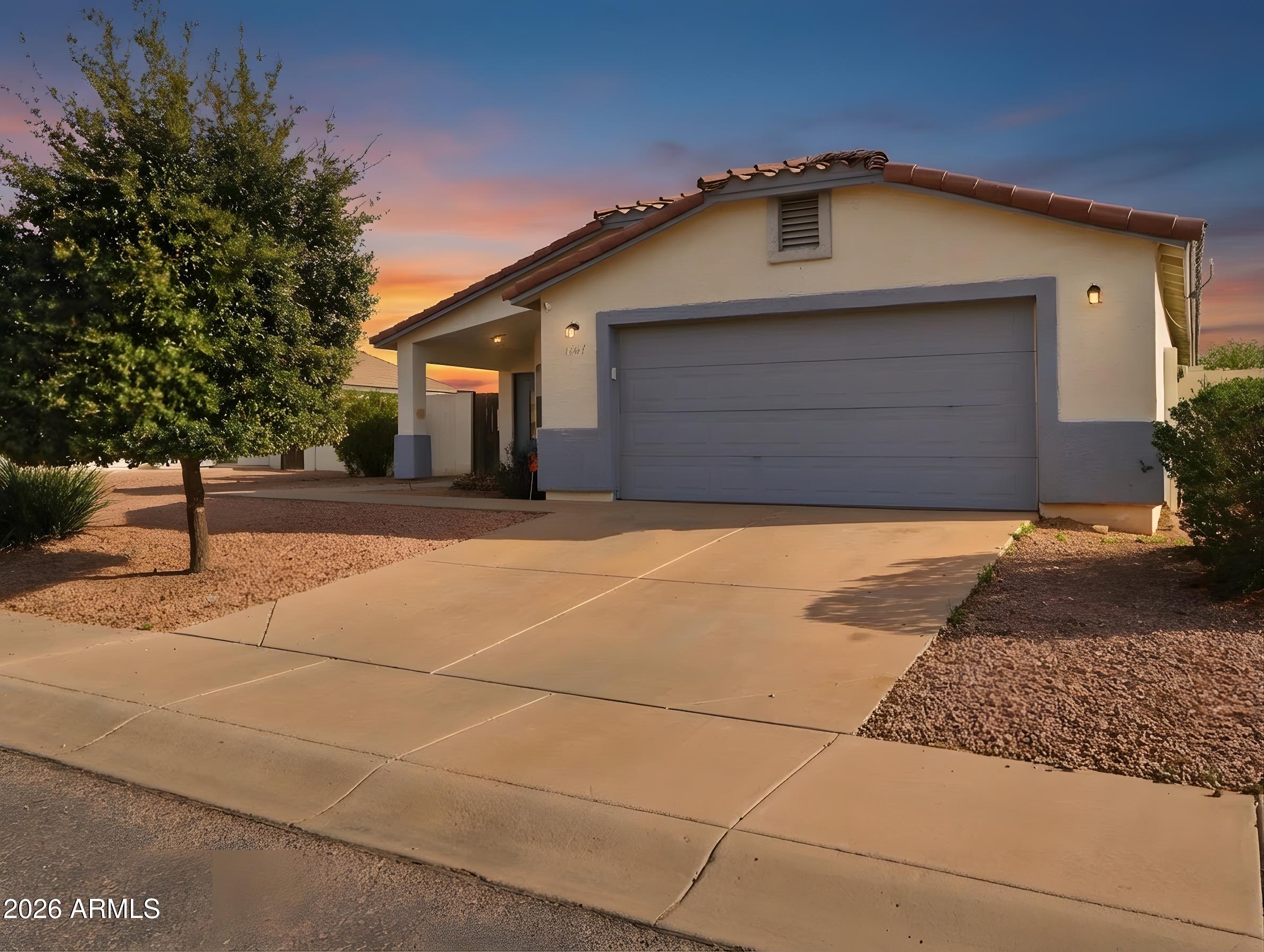 Contemporary single-family home now available in the Park Homes subdivision! This 3-bedroom, 2-bath residence features stainless steel appliances, stylish two-tone interior paint, a covered patio, a two-car garage, and more.