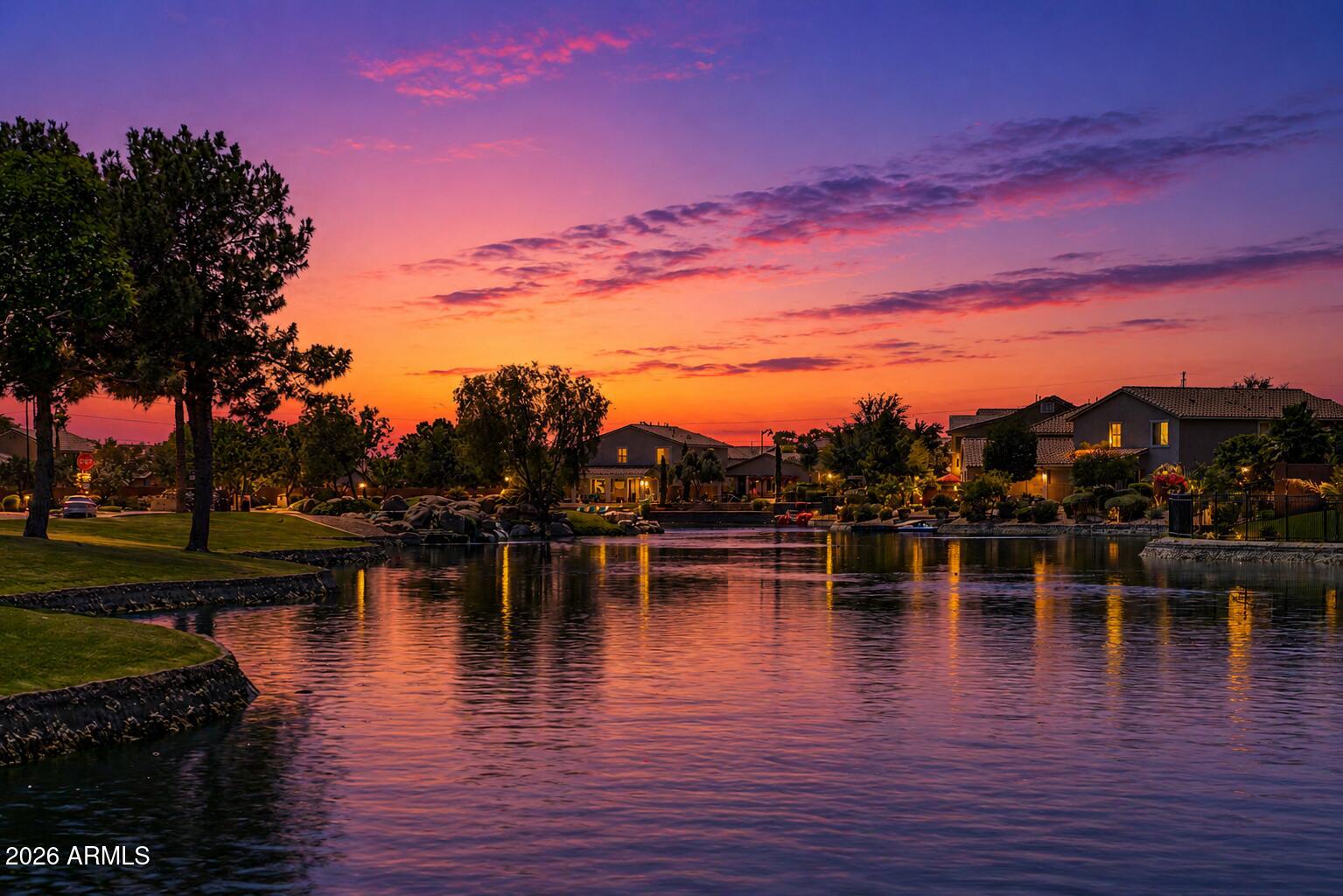 Lake front, beautiful newer-build home located in Rancho El Dorado Phase III featuring 4 bedrooms, 3 bathrooms, and an open concept floorplan with nearly 2,000 sq ft of living space. The spacious kitchen opens to the great room and includes quartz countertops, modern cabinetry, stainless steel appliances, and ample storage. The split floorplan offers generously sized bedrooms along with a private primary suite. Enjoy low-maintenance landscaping, a 2-car garage, and access to community lakes, walking paths, parks, and greenbelt areas. Conveniently located near schools, shopping, dining, and golf with easy access to Smith Enke Rd and Porter Rd.