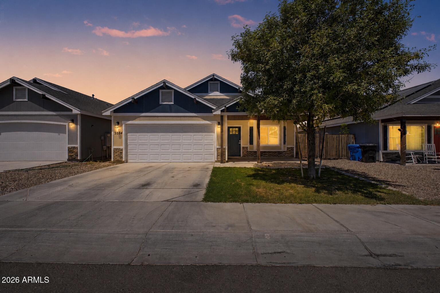 SELLER OFFERING UP TO  $15,000 IN BUYER INCENTIVES! Use it toward closing costs, buying down your interest rate for a lower monthly payment, or paying off the home's solar balance--the choice is yours.

Beautifully maintained and priced below its recent pre-listing appraisal, this move-in ready 4-bedroom, 2-bath home in the gated Romley Estates community offers exceptional value in today's market. Built in 2019, the thoughtfully designed 1,373 sq. ft. open floor plan features a bright eat-in kitchen with white shaker cabinetry, granite countertops, stainless steel appliances, a breakfast bar, and an inviting great room that's perfect for everyday living and entertaining. The spacious primary suite includes dual sinks, a private toilet room, and a walk-in closet. Additional features include wood-look flooring throughout, high ceilings, a covered front porch, covered back patio, low-maintenance synthetic turf, and a two-car garage.

One of this home's additional advantages is its 3.6kW rooftop solar system, financed at an exceptionally low 2.99% interest rate with an approximate payment of just $84.80 per month. Recent SRP summer electric bills were approximately $114-$181 during peak cooling months, helping keep energy costs manageable. Buyers may assume the existing low-interest solar financing or apply the seller's concession toward paying off the remaining solar balance.

Whether you're looking to reduce your upfront cash needed to close, secure a lower monthly mortgage payment through an interest-rate buy-down, or eliminate the solar loan altogether, this flexible $15,000 seller contribution gives you options that are increasingly valuable in today's market.

Located in a gated community with a low HOA and priced below its recent pre-listing appraisal, this home combines modern finishes, financial flexibility, and outstanding value.