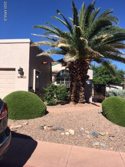 A very desirable home in friendly gated community. Beautiful open floor plan with 2 master bedrooms. Vaulted ceilings and fans throughout. All new appliances included. Cozy back yard with gorgeous views of the mountains. Close to dining and shopping. The community features a pool and spa. Gated access for security at night . 2 master bedrooms with 2 full master baths . You have to see to appreciate .