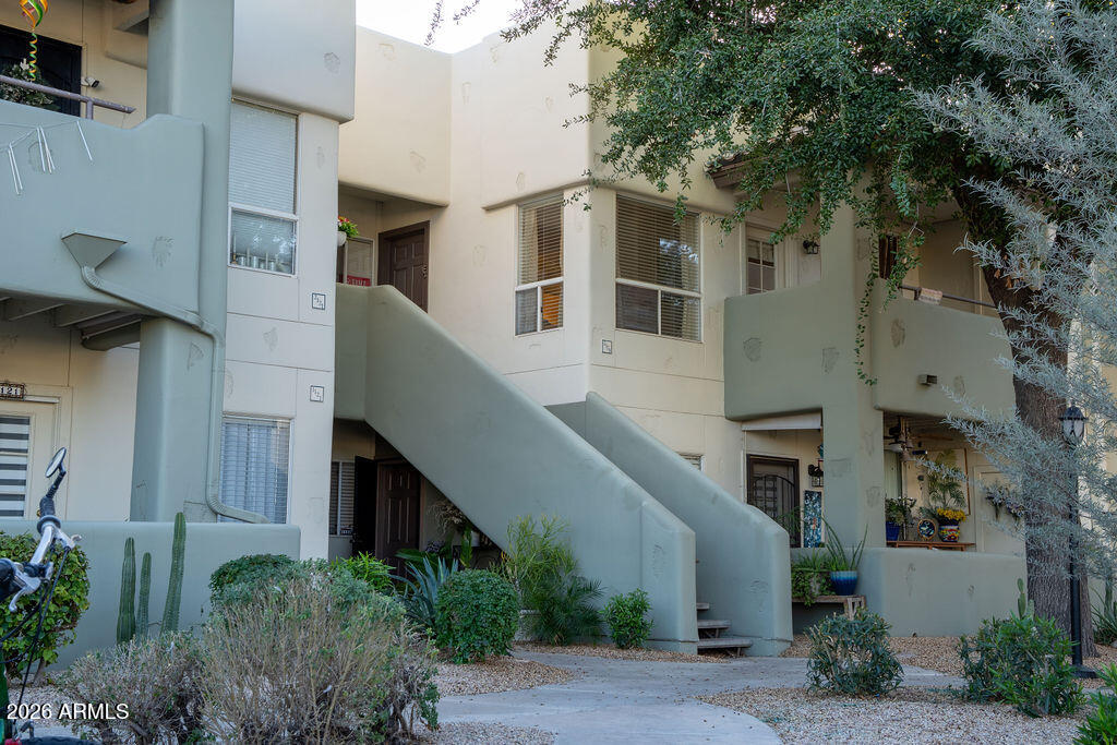 This unit is the largest 1 bed unit. It is 606 sqft where the others are 597sqft. Andersen Springs has it all, a lake, pickleball courts, tennis courts, 3 heated pools with hot tubs, fitness center and lakeside walking paths for year round fun. Plus this unit makes you feel like your living in a magazine! Just perfect for vacation home living. Complete with southwest charm. A serene north facing balcony with lakeview and a gorgeous tree to watch the birds. Sought after, impeccably kept Chandler community, close to shopping and freeways. Recently renovated bathroom All appliances stay. All the furnishings can stay in seperate bill of sale to truly make this a smart vacation home buy. Just bring your swimsuit.