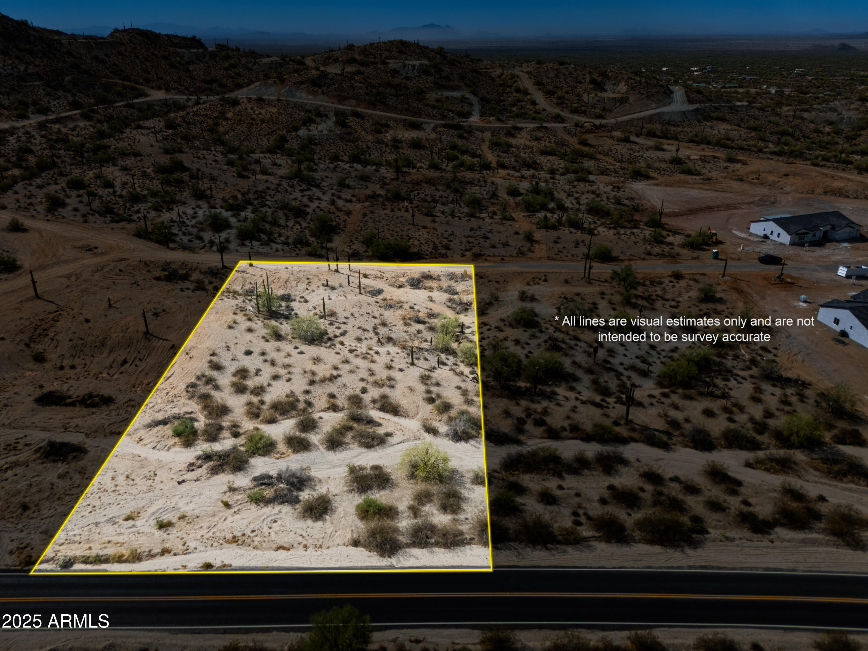 MILLION DOLLAR VIEWS! This 1.5 acre lot with NO HOA is nestled in the heart of Queen Creek with gorgeous mountain views! Well maintained road to property, surrounded by custom homes, close to San Tan Mountain Regional Park and close enough town for convenience but far enough away to avoid the hustle and bustle of city life! Plenty of room for horses and toys and ready to develop with water & electric close by! A MUST SEE! Adjacent lots F & H also available for purchase.