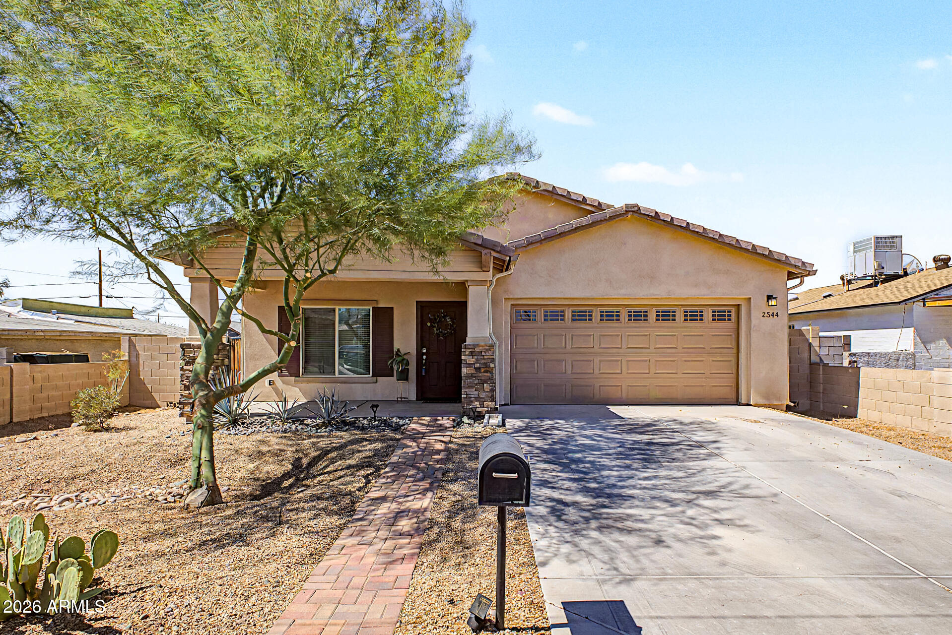 Move-in ready and thoughtfully designed, this well-maintained home sits on a large lot and offers a functional split floor plan that maximizes both comfort and privacy. You'll appreciate the clean, neutral palette that makes it easy to move right in or personalize to your style. The kitchen offers plenty of room to cook, gather, and entertain. Primary suite features an extended walk-in closet and an attached sitting room that can serve as a private office, reading nook, or lounge space. Additional bedrooms have larger closets providing exceptional storage throughout. Step outside to an incredible backyard with endless potential, whether you envision a relaxing retreat, custom landscaping, or an entertainer's space. With no HOA, you'll enjoy the flexibility to make this home truly your own.