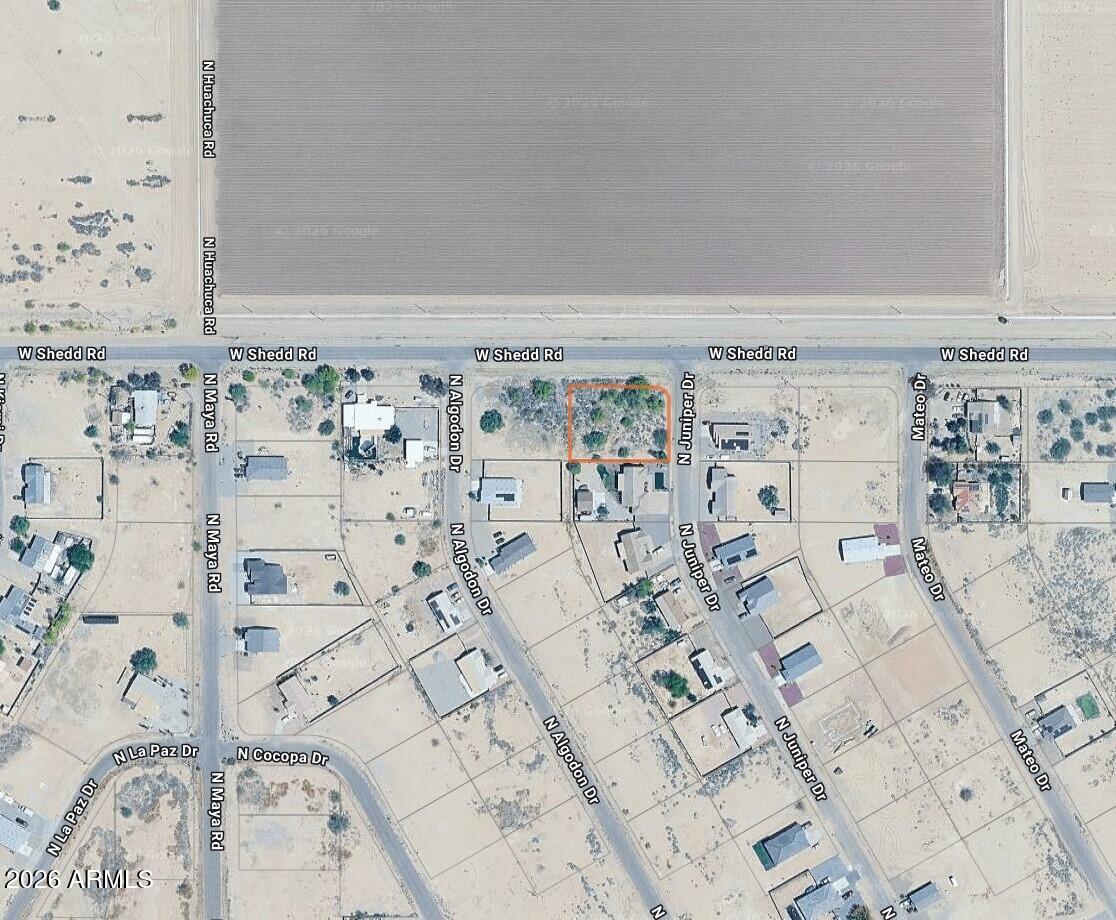 Huge, almost 1/2 acre corner lot in the Toltec subdivision of Eloy. Water is at the property line. This property is minutes from SkyDive Arizona and has easy access to I-10 for commuting to Phoenix and Tucson. This is a great location to build your dream home or to hold for the future.
