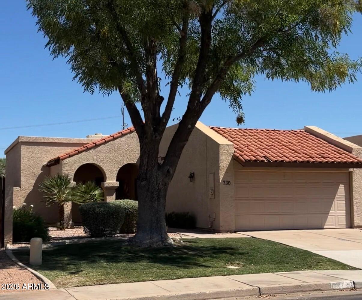 This charming single-level townhouse in the desirable Sunridge community in North Chandler. Offers 2 bed + 2 bath, this home presents a rare opportunity to personalize in one of Chandler's most convenient locations.
Enjoy a bright open layout with vaulted ceilings, exposed beam detail, and a fireplace that anchors the living space. Fresh interior paint enhances the light and airy feel. Remodeled kitchen features updated finishes, ample storage, and a functional design ideal for everyday living and entertaining.
Spacious primary suite includes a private bathroom and direct backyard access. The secondary bedroom also opens to the patio, offering flexibility for guests or a home office.
Low-maintenance yard with turf and pavers. Highlights include: 2 car garage + all kitchen appliances. Welcome to this charming single-level townhouse nestled within the desirable Sunridge community in North Chandler. Offering 2 bedrooms, 2 bathrooms, and a thoughtfully designed layout, this home presents an incredible opportunity to make it your own while enjoying one of Chandler's most convenient locations.
Step inside to a bright, open living space featuring vaulted ceilings with an exposed beam, a stunning fireplace that serves as the focal point of the room, and fresh interior paint throughout. The remodeled kitchen offers updated finishes, ample storage, and a functional layout designed for everyday living and entertaining.
The spacious primary suite features a private bathroom and direct access to the backyard, while the secondary bedroom also offers private access to the patio, making it ideal for guests, a home office, or flexible living.
Outside, enjoy a low-maintenance backyard with turf and pavers, creating a private space to relax or entertain. The home also includes a two-car garage, along with all appliances, including the refrigerator, wine fridge, washer, and dryer, for added convenience.
Residents of Sunridge enjoy access to a sparkling community pool, peaceful walking paths, and an HOA that maintains the front landscaping and exterior paint, making for easy, low-maintenance living.
Perfectly positioned in North Chandler, this home is just minutes from Downtown Chandler, Chandler Fashion Center, Desert Breeze Park, major employers including Intel, and convenient access to Loop 101, Loop 202, and US-60. Whether you're searching for a primary residence, an investment opportunity, or a home with exceptional potential, this property offers the perfect combination of location, comfort, and opportunity.
