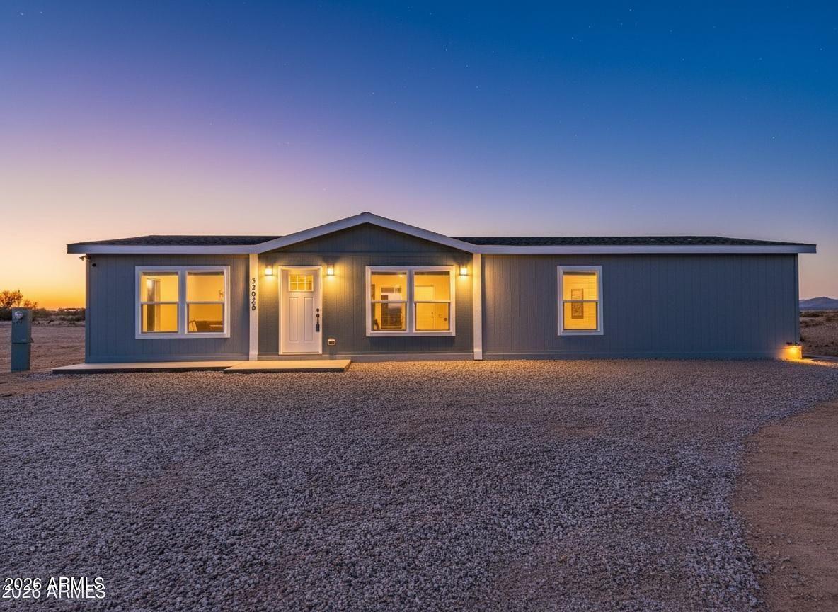Welcome home to wide-open skies 🌤️ and beautiful mountain views 🏔️. This brand-new 3-bedroom, 2-bath, 1,493 sq ft manufactured home sits on an easy-access lot offering privacy, quiet surroundings, and the relaxed desert lifestyle Tonopah is known for.

With only four homes sharing the well and I-10 just minutes away 🛣️, you'll enjoy both convenience and seclusion. Inside, the home features a practical, open kitchen, a spacious great room, and three comfortably sized bedrooms.

The primary suite is a true retreat, showcasing a large bathroom with his & hers sinks, a roomy shower 🚿, and an impressive walk-in closet. A flex room just off the kitchen provides excellent versatility--perfect for a home office, hobby space, or extra living The surrounding desert is ideal for ATV riding, horseback riding and outdoor recreation, while the area's continued growth makes this an excellent opportunity for homeowners and investors alike.

Affordable, private, and full of potential.., you could secure this Home for yourself if you take the next steps and make it yours today.