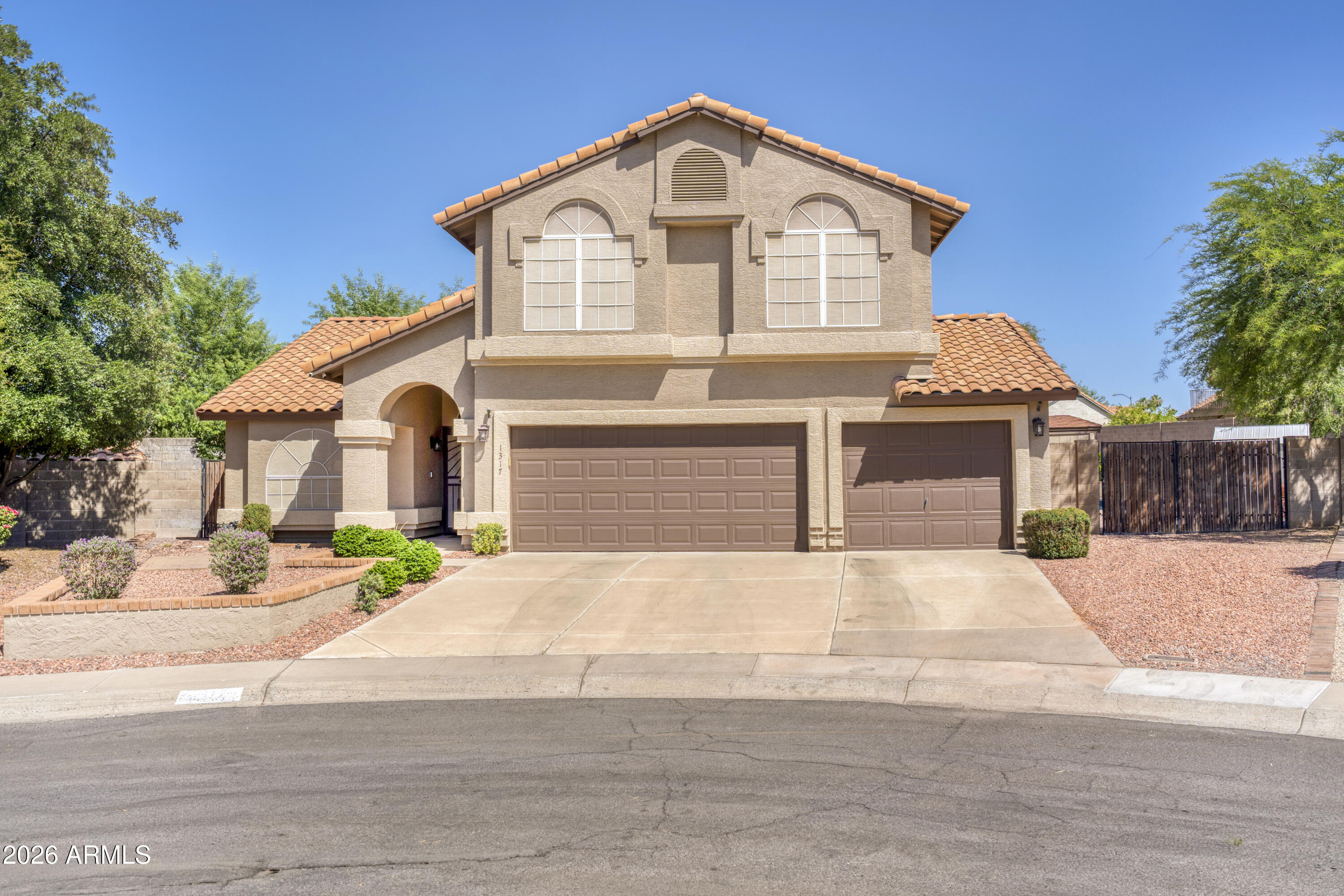 Nestled in a cul-de-sac on one of the largest lots in the subdivision, this exceptional home offers the perfect blend of comfort and outdoor living.  Located within walking distance of Lookout Mountain Trailhead & easy access to the area's popular outdoor recreation. The spacious floor plan is designed for both everyday living & entertaining. The kitchen opens to the family room, creating a warm & welcoming space. The primary suite features a walk-in closet, updated bathroom with dual sinks and spa-inspired shower.  Roomy secondary bedrooms with ample closet space.  Step outside to a resort-style backyard oasis featuring a large sparkling pool, built-in BBQ island, planters and plenty of space for entertaining.  RV gate & parking for your toys!  2 new AC units! NO HOA!!  It's a MUST SEE!!!