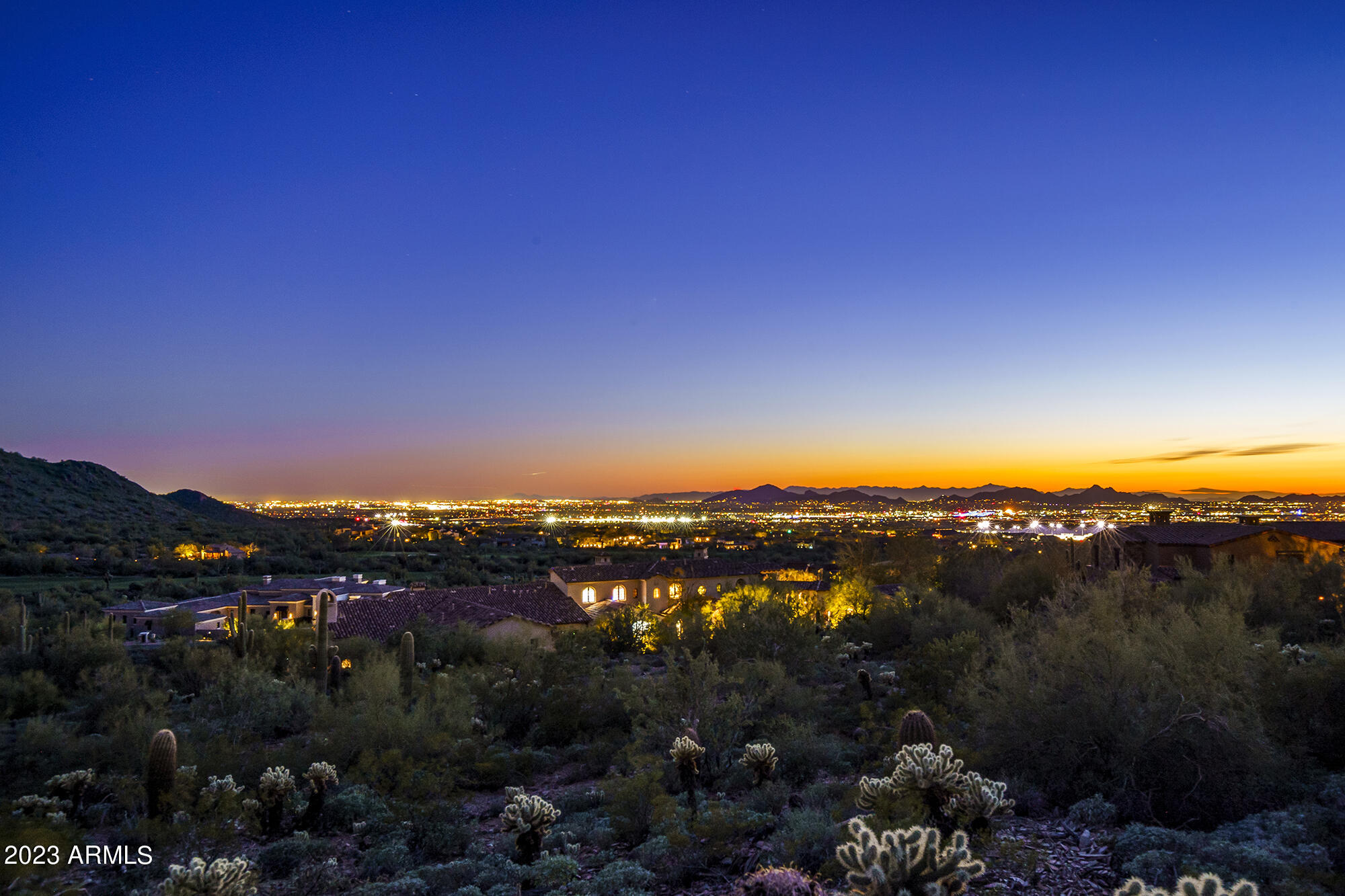 One of the finest remaining lots in Silverleaf. Located near the front gate in the lower level of the Upper Canyon, this rare South facing lot has spectacular 270 degree views of the McDowell mountains, Camelback & its surrounding mountains, Silverleaf golf course and city light views. This lot is very easy to build on, requiring only moderate site work. This lot provides convenience and views that are an incomparable find in Silverleaf today.