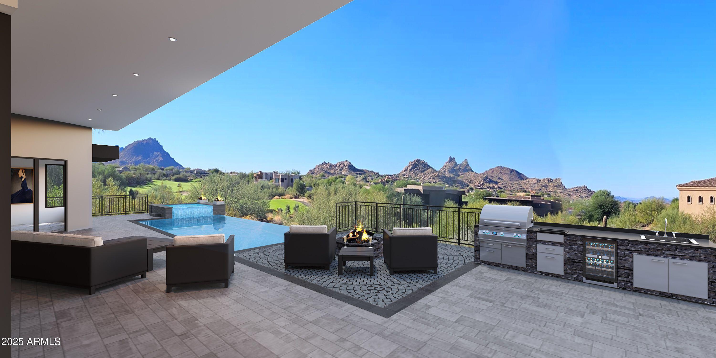 New Home Directly on Golf Course in Guard-gated Candlewood Estates at Troon North - Residential