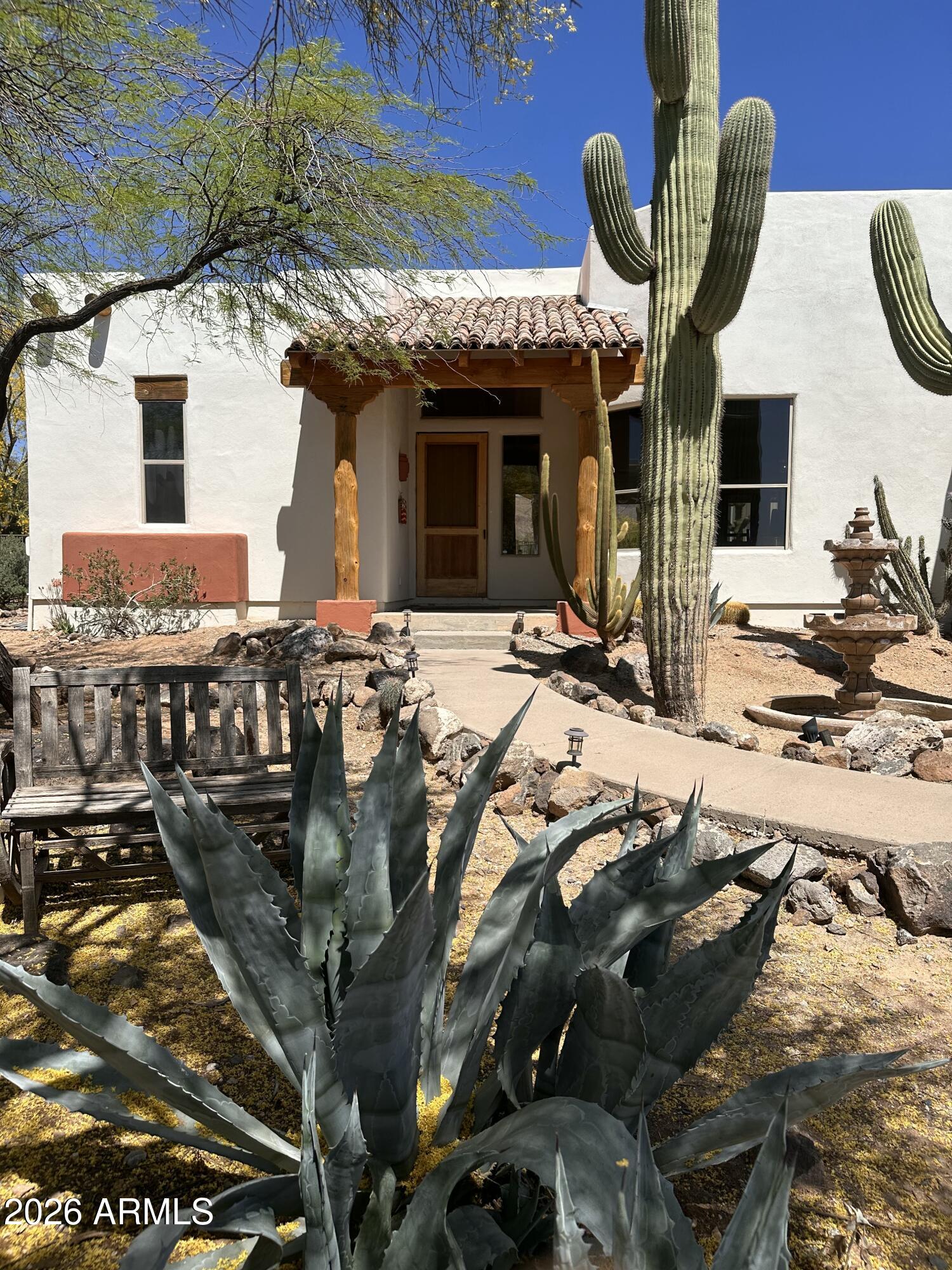 Experience old school Arizona desert living at the edge of the Tonto National Forest. Situated on over an acre in the scenic New River foothills, this 3-bedroom, 2-bath property offers privacy, open space, and breathtaking mountain and desert views in every direction.

Designed for buyers seeking a lifestyle beyond traditional subdivision living, the property features a private pool, oversized workshop/garage with room for a lift, expansive outdoor space, and direct access to nearby hiking, horseback riding, mountain biking, and off-road trails. Protected desert landscape behind the property provides unmatched tranquility, star-filled night skies, and stunning Arizona sunsets year-round.

Inside, the home offers approximately 2,130 square feet of comfortable living space with a functio floorplan, generous natural light, and seamless indoor-outdoor living opportunities.

Ideal for outdoor enthusiasts, horse lovers, relocators, or buyers seeking room to expand with a future casita, RV garage, or additional structures. Conveniently located near I-17 with easy access to Anthem, Carefree, Cave Creek, shopping, dining, and the growing North Valley technology corridor while still feeling worlds away from the city.

A rare opportunity to own a true desert retreat with space, privacy, and endless possibilities.