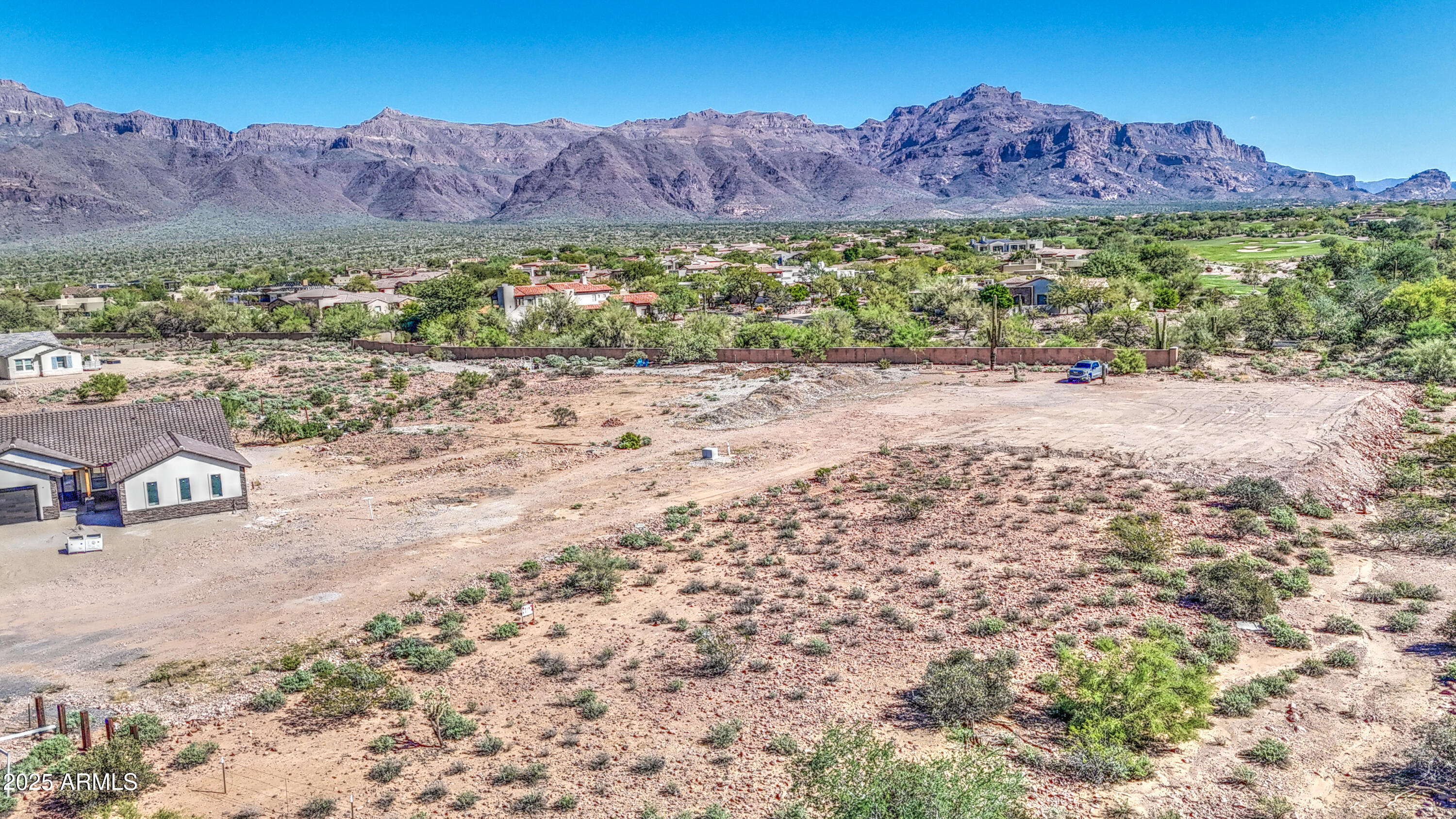 View the Superstition Mountains Right from your Front Porch! Build your dream home on this stunning county property located right on the Gold Canyon/Apache Junction border! Enjoy breathtaking Superstition Mountain views surrounded by beautiful custom homes â€” all without the restrictions of an HOA.
Bring your horses, RVs, and toys â€” there's plenty of space for it all! Conveniently located near US 60, giving you quick access to shopping, dining, and hospitals.Utilities ready: water, power, and cable at the property
Minimum home size: Stick Built 1,700 sq. ft.
No HOA enjoy the serenity of wide-open desert living with all the conveniences of town nearby.Ideal Equestrian property for horse lovers, trails nearby.