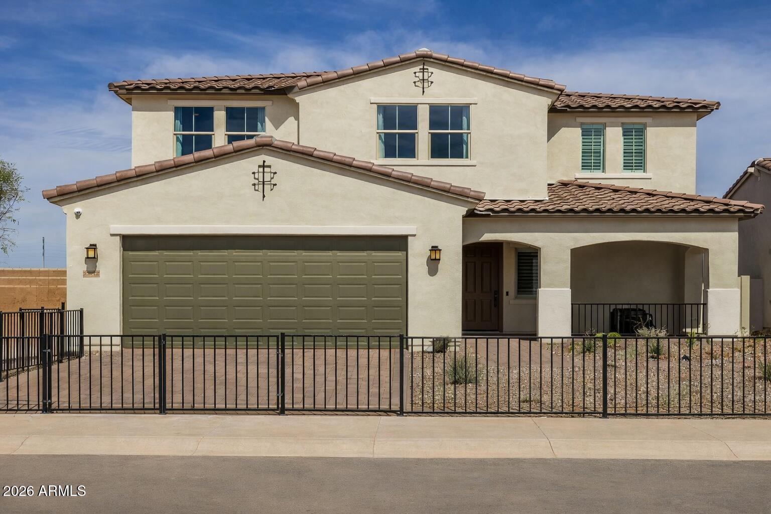 Welcome to the highly sought-after Camelback model home, a beautifully designed two-story home offering 3 bedrooms plus a loft, 2.5 bathrooms, and a 2-car garage, located in the vibrant Eminence at Alamar community. This home features an open floor plan filled with natural light, enhanced by 10-foot ceilings, 8-foot interior doors, and an expansive 9-foot multi-slide glass door that seamlessly connects indoor and outdoor living. The kitchen is a standout, showcasing bright, white 42'' cabinets, soft-close drawers, a Lazy Susan, rollout trays, Quartz countertops, a custom tiled backsplash, stainless steel appliances, and sleek matte black hardware, along with abundant cabinet space and functionality. Luxury wood plank vinyl flooring and custom interior paint add warmth and style... throughout. Upstairs, a huge loft space provides flexible living options for a media room, office, or play area, along with a conveniently located laundry room. The primary suite offers a private retreat with an ensuite bath featuring a dual-sink vanity and a glass with tile shower. Step outside to a beautifully designed backyard complete with a covered patio, extended paver patio, built-in BBQ, firepit, and lush artificial turf, perfect for relaxing or entertaining. The home also features a paver driveway and covered front porch for added curb appeal. Located in Eminence at Alamar, residents enjoy resort-style amenities including a pool, parks, scenic trails, and a year-round calendar of community events, offering an exceptional lifestyle in a welcoming community.