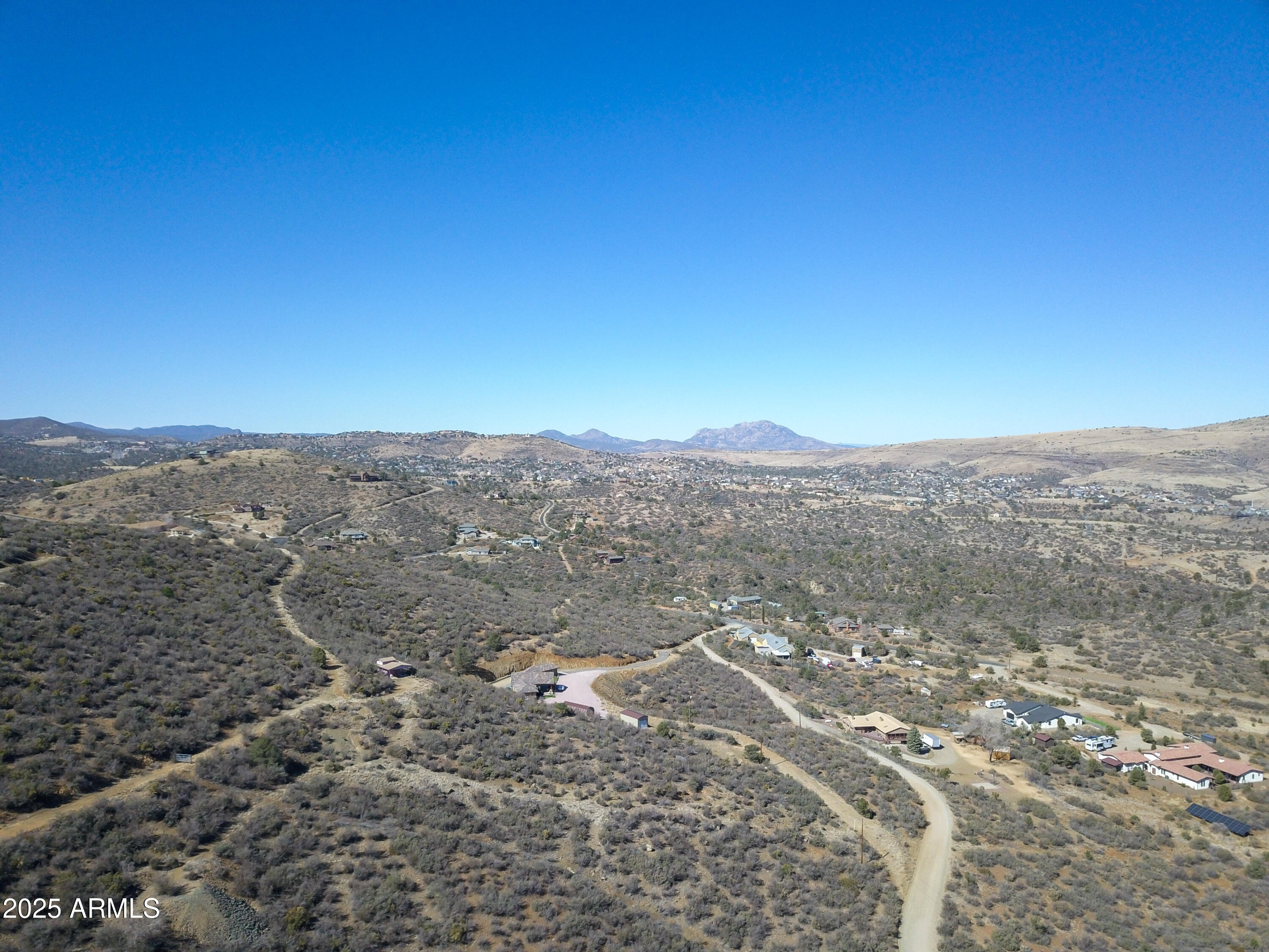 Views of Prescott and Prescott Valley at an amazing price. Easy access just off of Black Canyon Hwy and more than one way to this property. Seller has split into 2 acre lots totaling 5 separate lots. Don't hesitate to pick the one you like the most. Moments from all amenities in Prescott and Prescott Valley for shopping at Costco, Home Depot, Traders Joe and so much more. But truly you have to see it in person because pictures truly do not give this property justice.