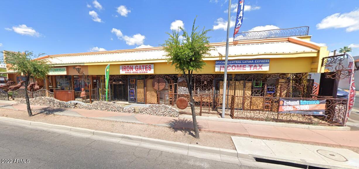 Amazing Investment opportunity located in strong central neighborhood in the City of Phoenix. Three parcels being sold together. APN 153-25-084A (Lot Size 6,880 Sq Ft), 153-25-085A (7,740 Sq Ft) and 153-25-086A (7,740 Sq Ft) - see parcel map under doc tap. Total Building Size: 6,460 Sq Feet. Current use: Tenants are Pepe's Taco Villa and Landgrave Mexican Imports (Steel Gate Fabrication/Tax preparation). Same tenants for 18 years with minimal rent increases that are well under market. Currently Zoned: [C-2] COMMERCIAL, COMMUNITY. Price to sell, minutes to freeways: I-10, I-17, SR52, SR101, SR202 and Lightrail. Hard corner intersection near major thoroughfares value add retail/commercial real estate opportunity. Buyer to verify all information.