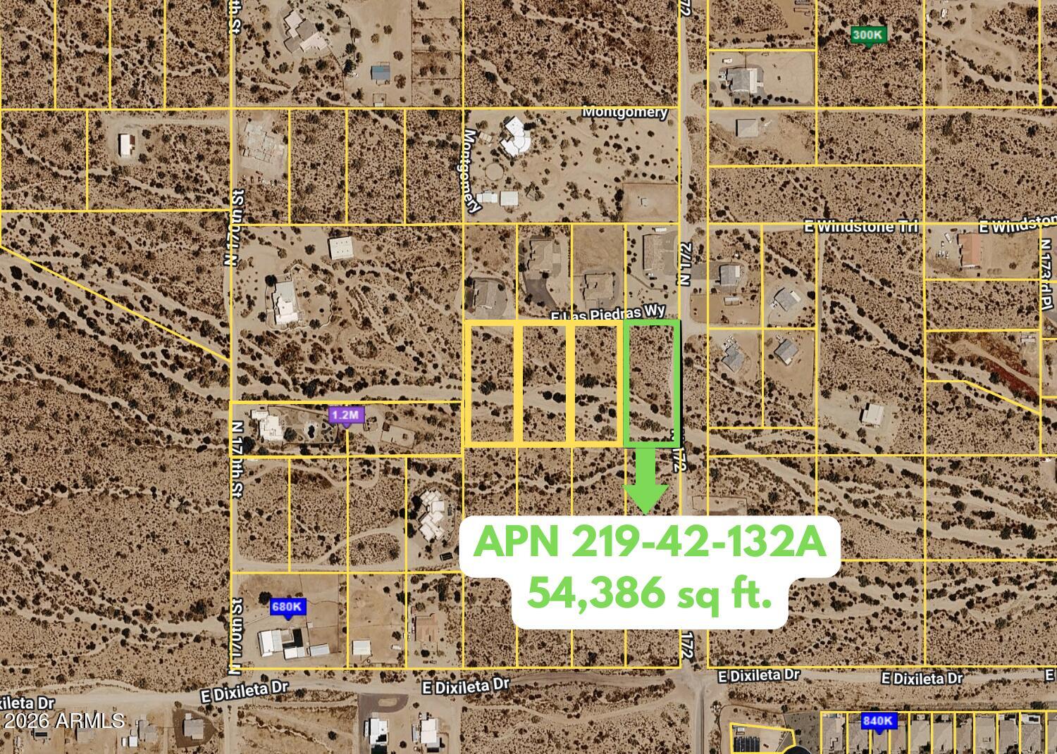Exceptional 1.25-acre homesite in the rapidly growing Rio Verde area, offering an outstanding opportunity for builders, investors, or those looking to create a custom desert retreat. Conveniently located near Rio Verde Road with easy access to Scottsdale, Fountain Hills, and the surrounding Northeast Valley. Just minutes from the prestigious Trilogy at Verde River community, providing proximity to golf, dining, recreation, and luxury custom home developments.
This parcel is one of four contiguous 1.25-acre lots being offered for sale. Purchase individually or combine multiple parcels for a larger estate, spec home project, family compound, or investment opportunity. The adjacent parcels (APNs 219-42-132B, 219-42-132C, and 219-42-132D) are also available, creating the potential for a total of approximately 5 acres.
Take advantage of the area's continued growth, strong demand for custom homes, and excellent access while securing a prime piece of Rio Verde real estate.