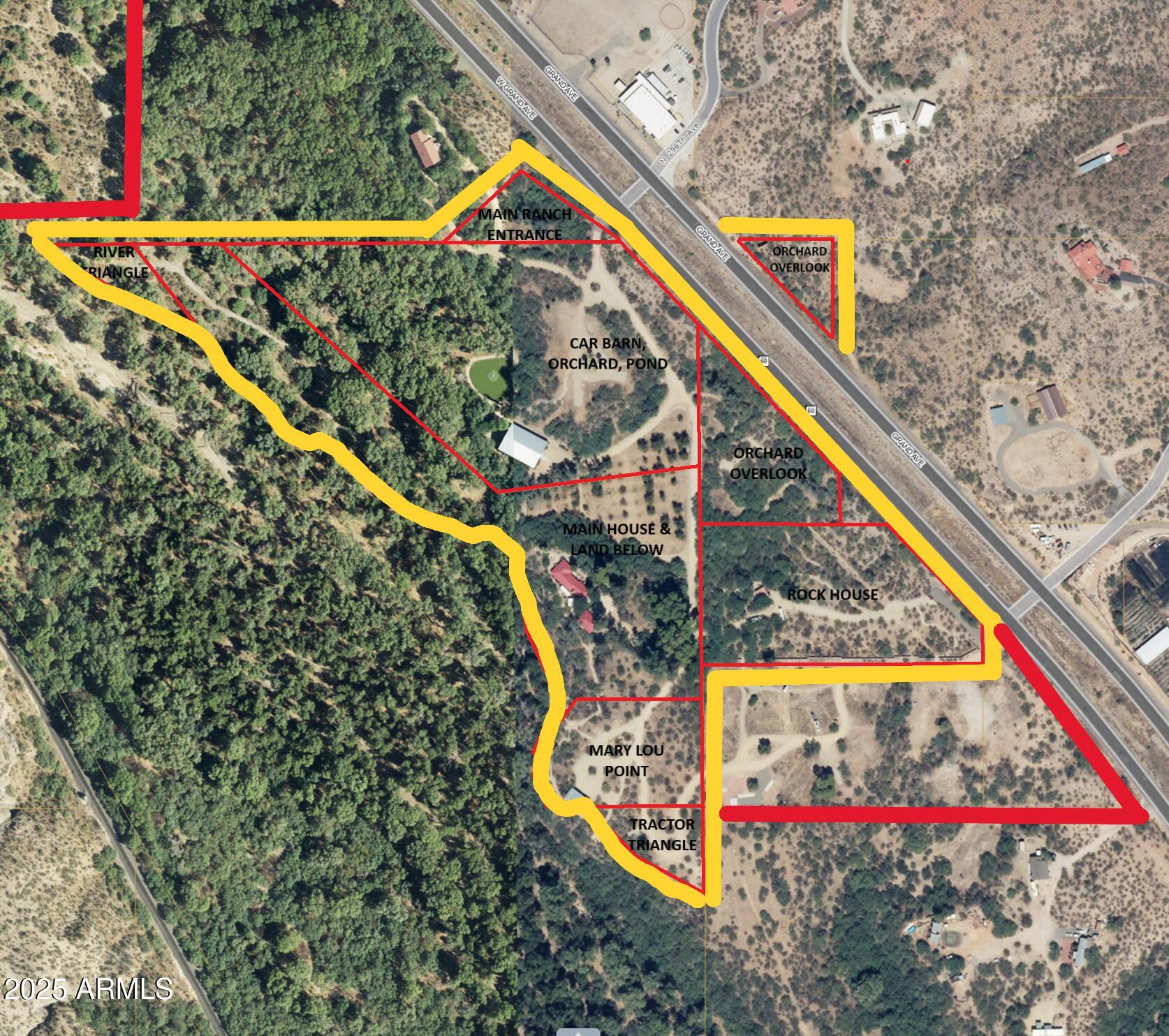 Lazy RC Ranch, Historic Brill Ranch on the Hassayampa River, Bordering the Nature Conservancy - Residential