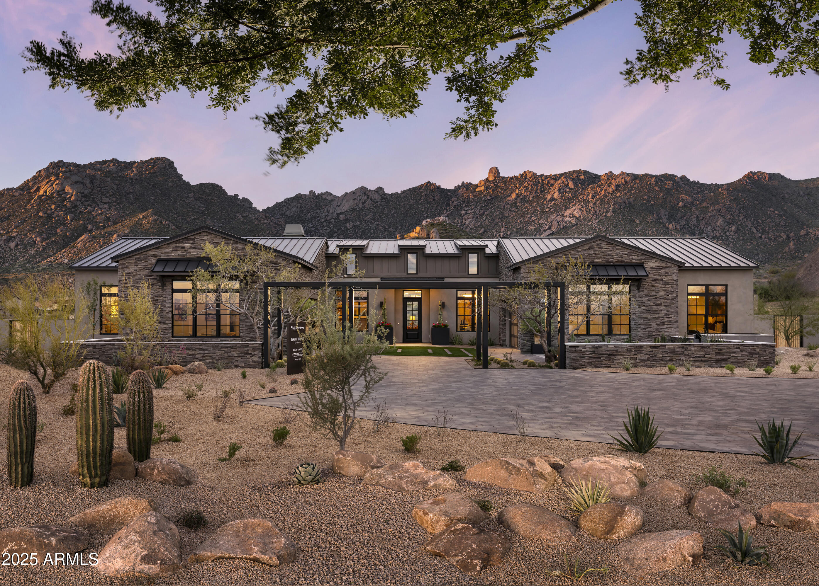 Now is your chance to own this highly sought after model home from one of the most reputable builders in the valley! From the moment you enter the long stretch of paved driveway you will be in awe of this show-stopping home. Professionally curated design offering both luxury and livability.  From the grand entryway leading to the double island, and impressive great room to the breath-taking mountain views from the backyard. Every inch of this home exudes quality. The stunning backyard includes, a covered patio, resort-style pool, complete with a firepit, and an outdoor kitchen lending itself to be the perfect backdrop for outdoor entertaining. The free-flowing design is seamless throughout the home. views, a spa-inspired bathroom, and the walk-in closet of your dreams. The additional bedrooms feature unique design elements and offer your family or guests plenty of space to feel right at home. Don't miss your chance to own this truly remarkable home!