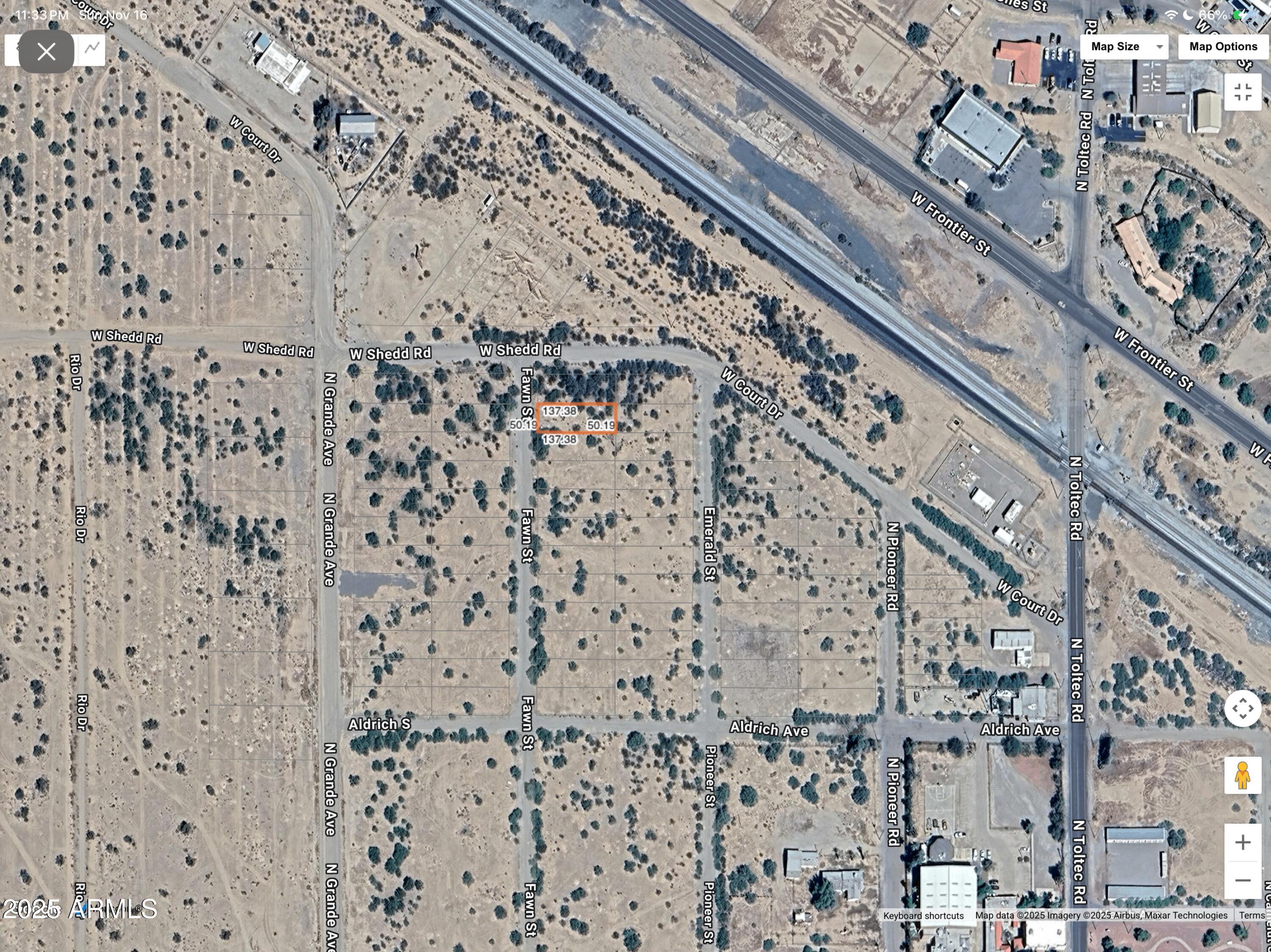 Amazing investment opportunity in fast growing Eloy! Near water and electric.  Low taxes and close to I-10 .