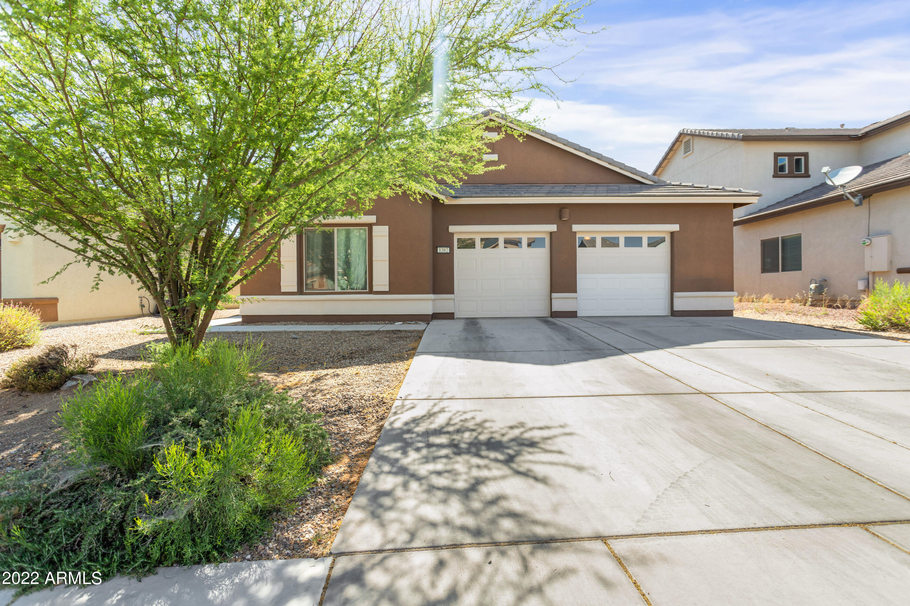 Looking for a great neighborhood and a place to call home look no further. This house has open concept living, dining and kitchen area along with 3 bedrooms and 2 bathrooms. Granite countertops and tile floors throughout. Unlike most homes in the area it has a 2 car separated garage attached to the home allowing for full vehicle access and parking. Enjoy the outdoor living on your covered patio and private backyard. This house won't last long call today to schedule your private showing.