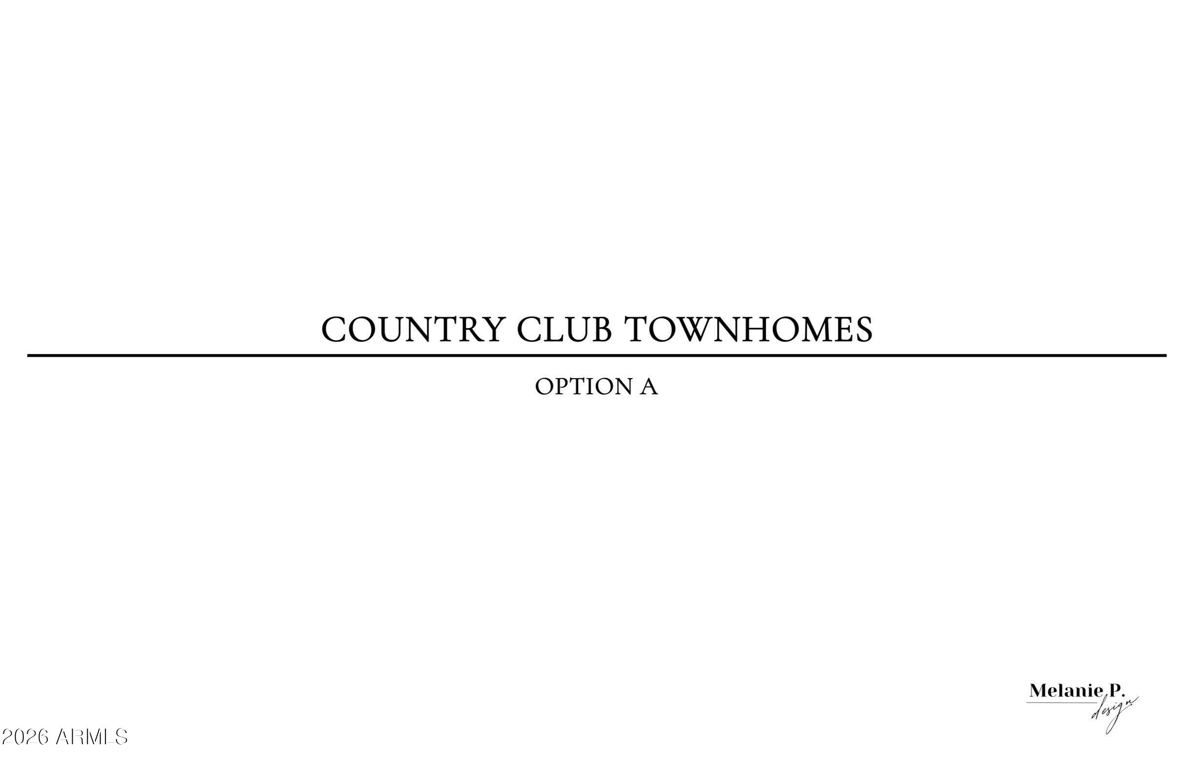 COUNTRY CLUB WAY RESIDENCES - Residential