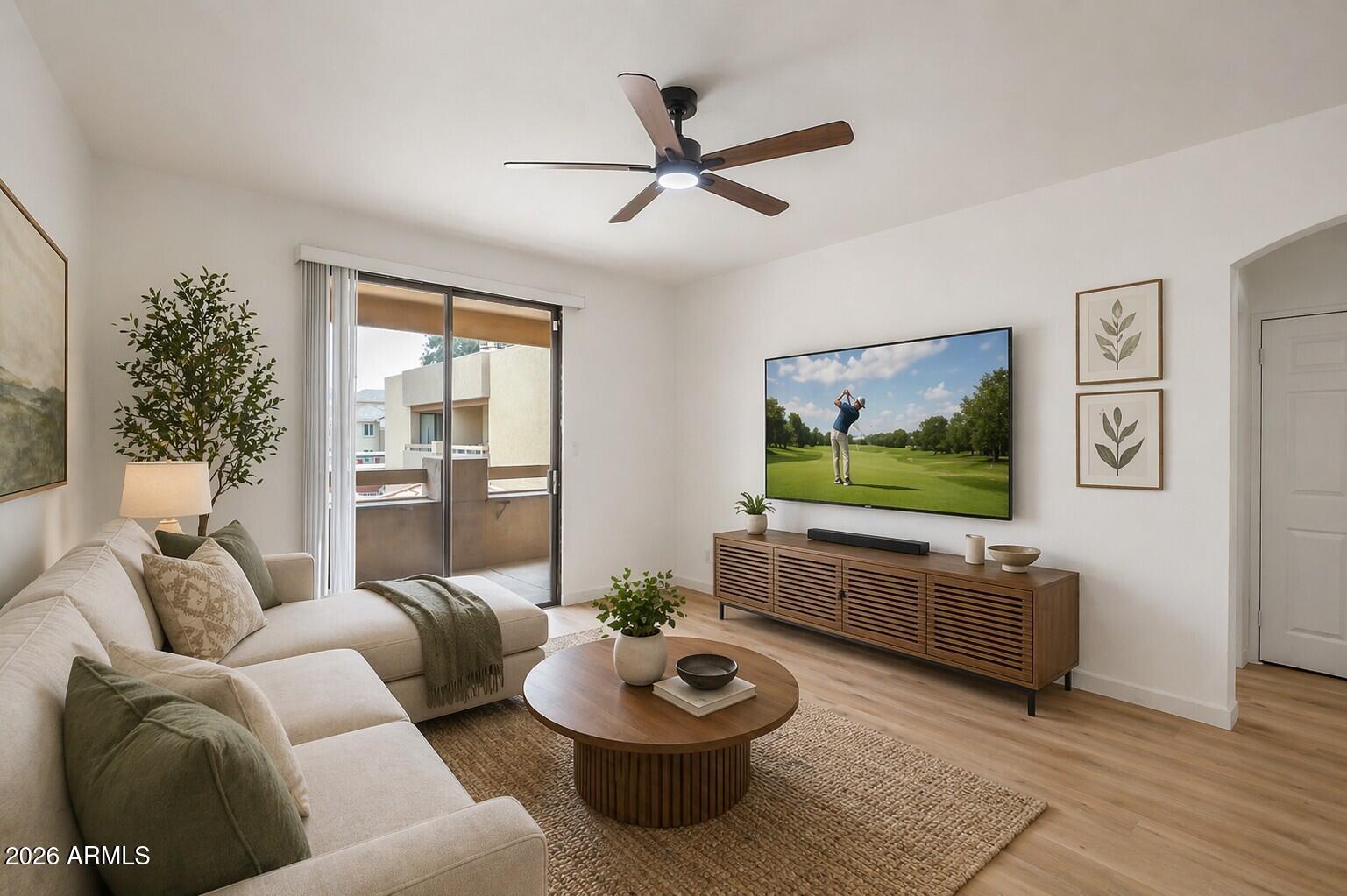 Perfectly positioned just minutes from Arizona State University, this upgraded 1-bedroom, 1-bath condo offers the ideal blend of convenience, comfort, and low-maintenance living. Located in the sought-after Rialto Condominiums, this move-in ready home features fresh interior paint, brand-new luxury plank flooring, updated ceiling fans, and an open, light-filled floor plan. The oversized private balcony overlooks the community pool and spa, creating the perfect spot to relax after class, work, or a day exploring Tempe. With abundant storage, in-unit laundry, and all appliances included, this home is designed for easy living. Whether you're an ASU student, faculty member, parent seeking housing for a student, seasonal resident, or investor, you'll appreciate the unbeatable location near.. campus, shopping, restaurants, entertainment, and convenient access to the Loop 101 and US-60. Enjoy resort-style community amenities and a true lock-and-leave lifestyle with HOA-maintained exterior, water, sewer, trash, and common areas included.

Move in, and enjoy everything Tempe has to offer!