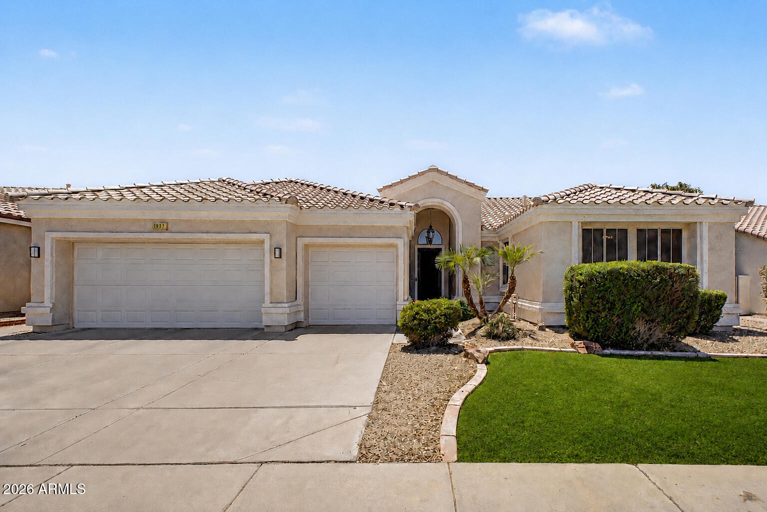 Absolutely stunning single level home in sought after Clemente Ranch! Beautifully updated with new A/C units, new roof, new flooring, upgraded insulation, and more. Kitchen features stainless steel appliances and opens to spacious living and dining areas with vaulted ceilings and backyard views. Split floorplan includes a spacious primary suite with updated bath, walk-in shower, and large custom closet. Three secondary bedrooms share an updated bathroom. Backyard oasis features a sparkling pool, built-in BBQ, gazebo, and lush landscaping. Additional highlights include a 3 car garage, nearby parks, top rated schools, and prime location near Intel, Northrop Grumman, Wells Fargo, and the Price Road Corridor.