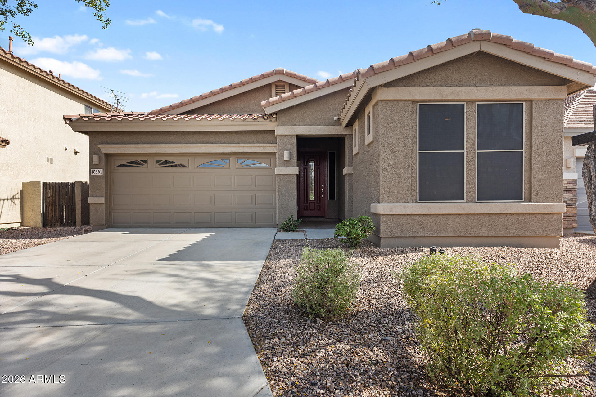 Location, comfort, and convenience come together in this beautifully updated home! Offering 4 bedrooms, 2 baths, and 1,790 square feet of thoughtfully designed living space, this home features a bright, open-concept layout ideal for everyday living and entertaining. Recent updates include a new A/C system installed in 2025, fresh interior paint, and new flooring, creating a move-in-ready space with a clean, modern feel.
The spacious kitchen serves as the heart of the home, featuring a center island, bar-height breakfast bar, and ample cabinetry for storage and meal preparation. The desirable split-bedroom floor plan provides added privacy, with the primary suite offering a full en-suite bath, while the additional bedrooms provide flexibility for family, guests, or a home office. Outside, low-maintenance desert landscaping in both the front and backyard offers easy upkeep and more time to relax and enjoy your surroundings. Ideally located near top-rated schools, shopping, dining, and convenient freeway access, this home offers the perfect blend of comfort, style, and convenience.