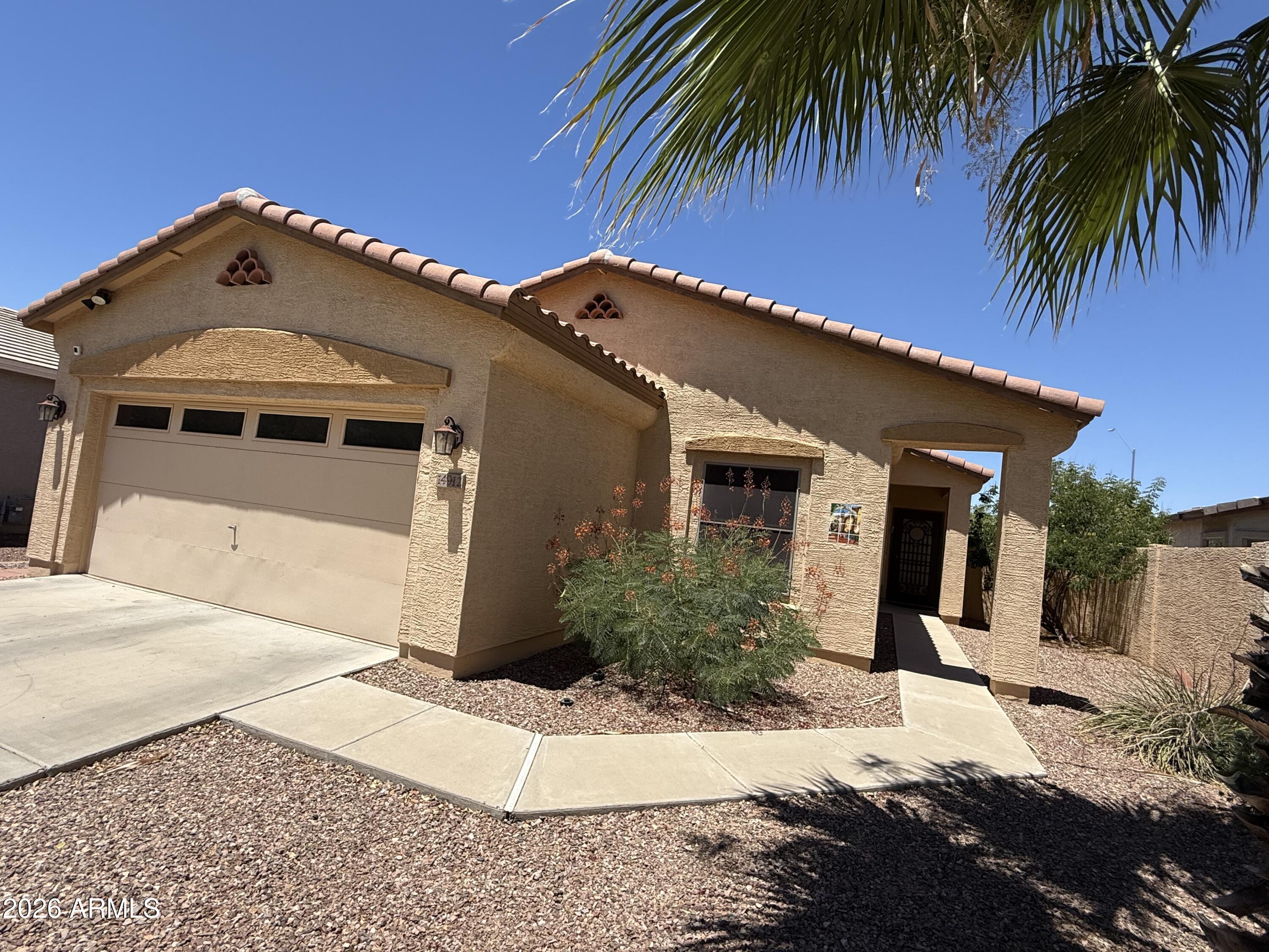REDUCED, MOTIVATED and UNDER $400k! You will love this move-in ready 3 bed/2 bath home. Featuring durable vinyl plank and tile flooring throughout, this home offers both style and easy maintenance. Utilize the den as office space, or create a fourth bedroom. Whether cooking inside in the open kitchen or grilling at your outdoor barbecue area, it's the perfect space for comfy living and entertaining, The home has a split floor plan for privacy with the primary suite towards the back of the home. Additional highlights include: overhead garage storage, newer garage door motor (with camera), newer water heater with warranty, newer ash trees and irrigation in backyard. Walkable community - Starbucks, AMC theaters, restaurants and gyms nearby.