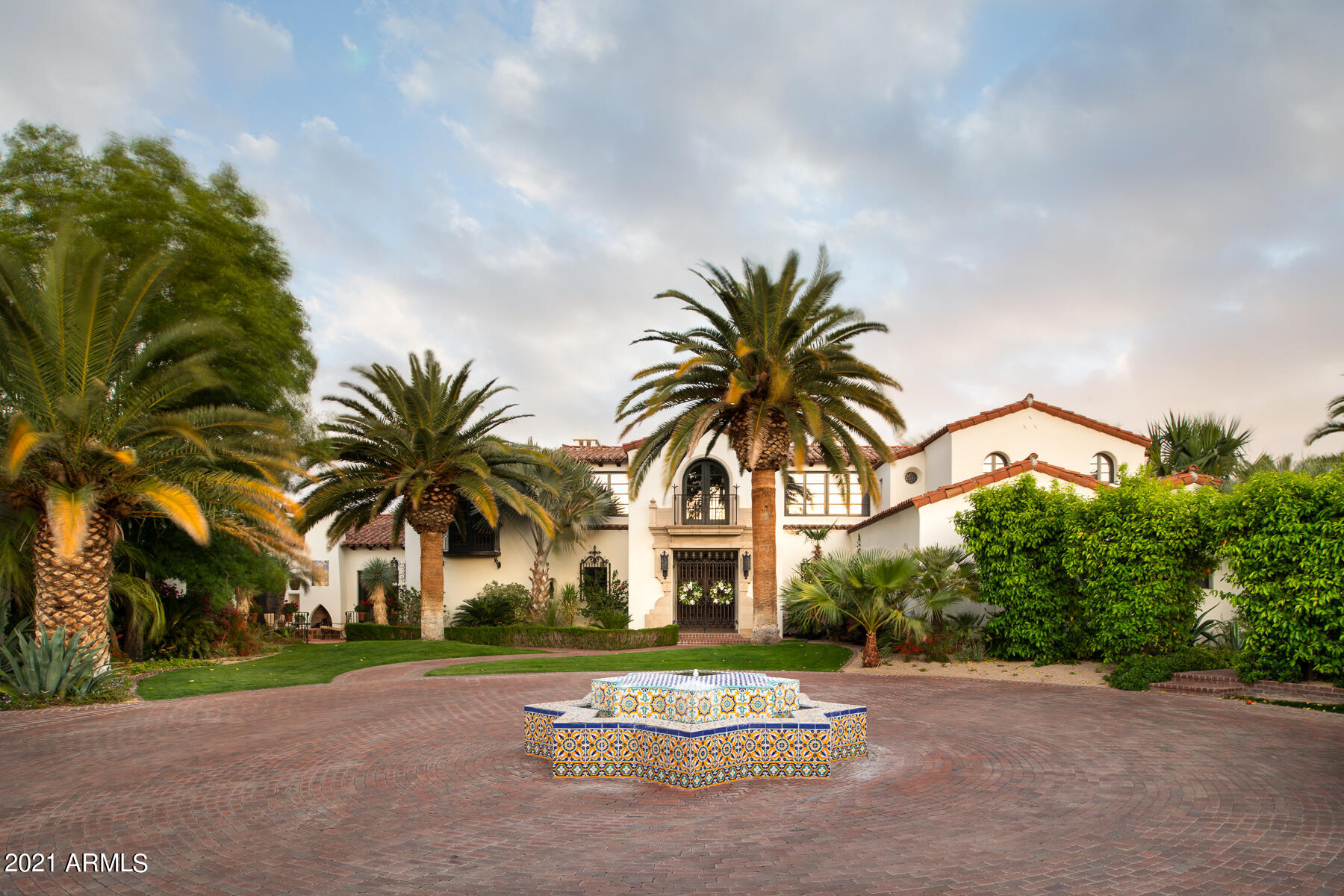 Privately gated on a secluded and lush 2.7 acre lot. Awe inspiring Santa Barbara with authentic Andalusian elements throughout. Crafted with an exquisite attention to detail. 9,152 sqft with 4 bedrooms , office, game room and additional den in the main home with a detached Casita. 6 car garage and beautiful Tennis Court.