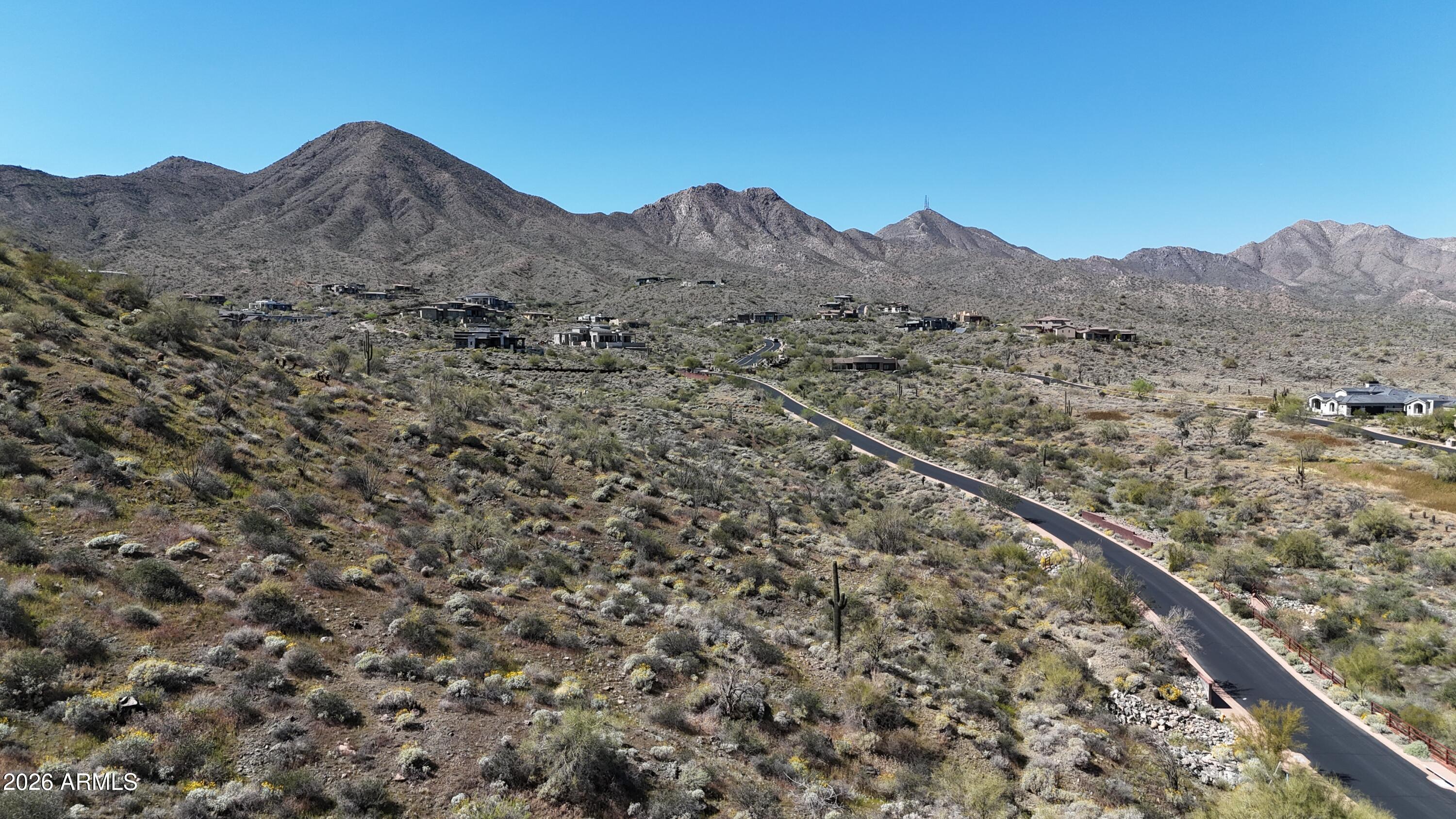 Affordable lot in exclusive Eagles Nest subdivision!   This lot offer you Mountain Views of Four Peaks and the McDowell Mountains and more!   This large 1.5 acre lot has a large build area that you need to see!   Check out the Virtual Tour!  ***Financing is available!***