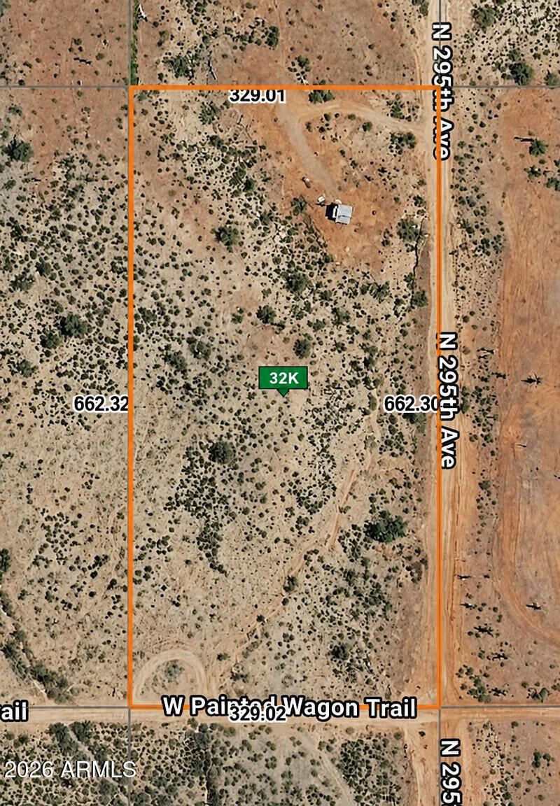 Best-priced 4+ acre parcel on the desirable east side of Whispering Ranch! Enjoy breathtaking mountain views, pristine desert landscape, clean air, dark night skies, and the peace and quiet that make this area so special. Easy-to-find corner lot with minimal floodplain impact and endless possibilities for recreation, a future homesite, or a weekend retreat. The area is poised for future growth with major planned developments to the south, a large park preserve to the north, and roadway improvements anticipated throughout the region. Whether you're looking to enjoy Arizona's natural beauty today or secure land in an area with exciting future potential, this parcel deserves a closer look.