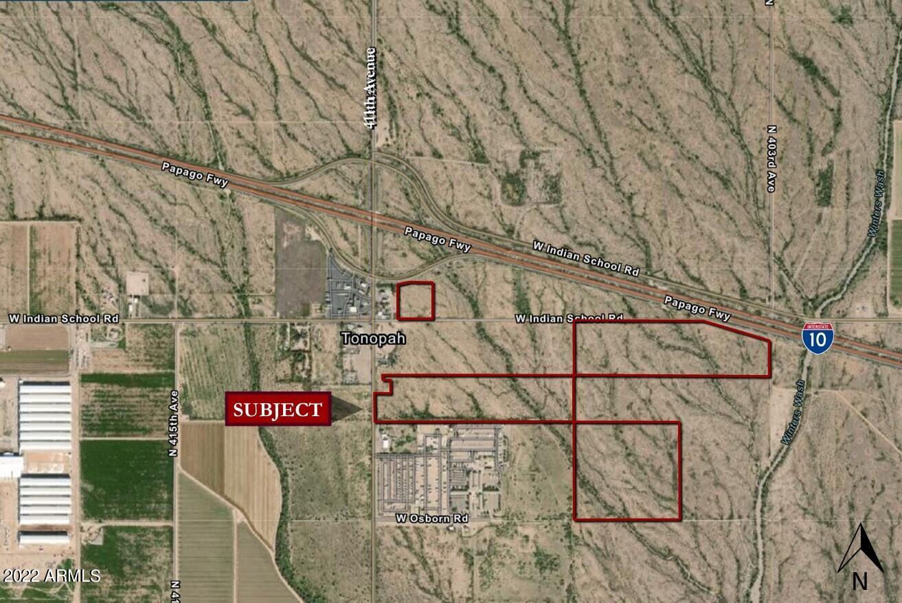 Fantastic investment or industrial opportunity off of Interstate 10.  * Easy access with a built out traffic interchange at 411th Avenue and I-10.  * Multiple planned communities within close range to the property.