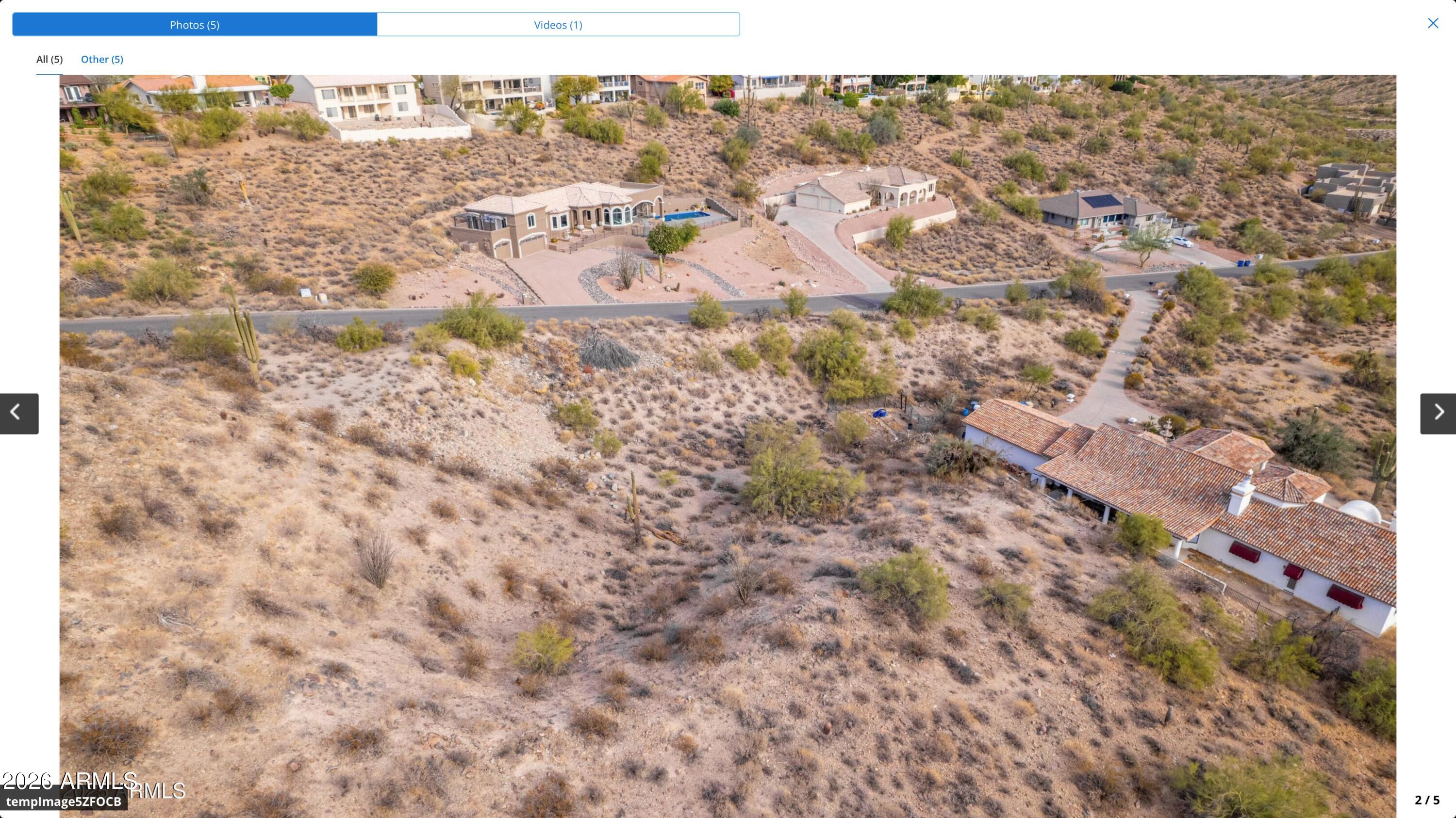 FOUNTAIN HILLS ARIZONA NO. 603C LOT 19, 21 BLOCK 2 - Land