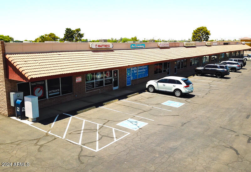 This is a great opportunity for investors looking for growth potential in a rapid expanding Peoria market.
Sun Aire Plaza II is a 100% occupied retail strip center with a diverse multi-tenants.The building is 16,470 square feet, sits on almost 1.5 acre lot, fronts a major street with high traffic counts, monument signage, ample on site parking, high visibility and easy access to Loop 101.
The plaza is also close proximity to Peoria's P83, Downtown Peoria
State Farm Stadium, Westgate Entertainment Center, as well as surrounded by an array of 
new development projects slated to open 2024-2025 such as VAI Resort, Stadium Point in addition to numerous multifamily 
and residential projects densely populated and adjacent to the Loop 101.

Drive by only. Please DO NOT disturb