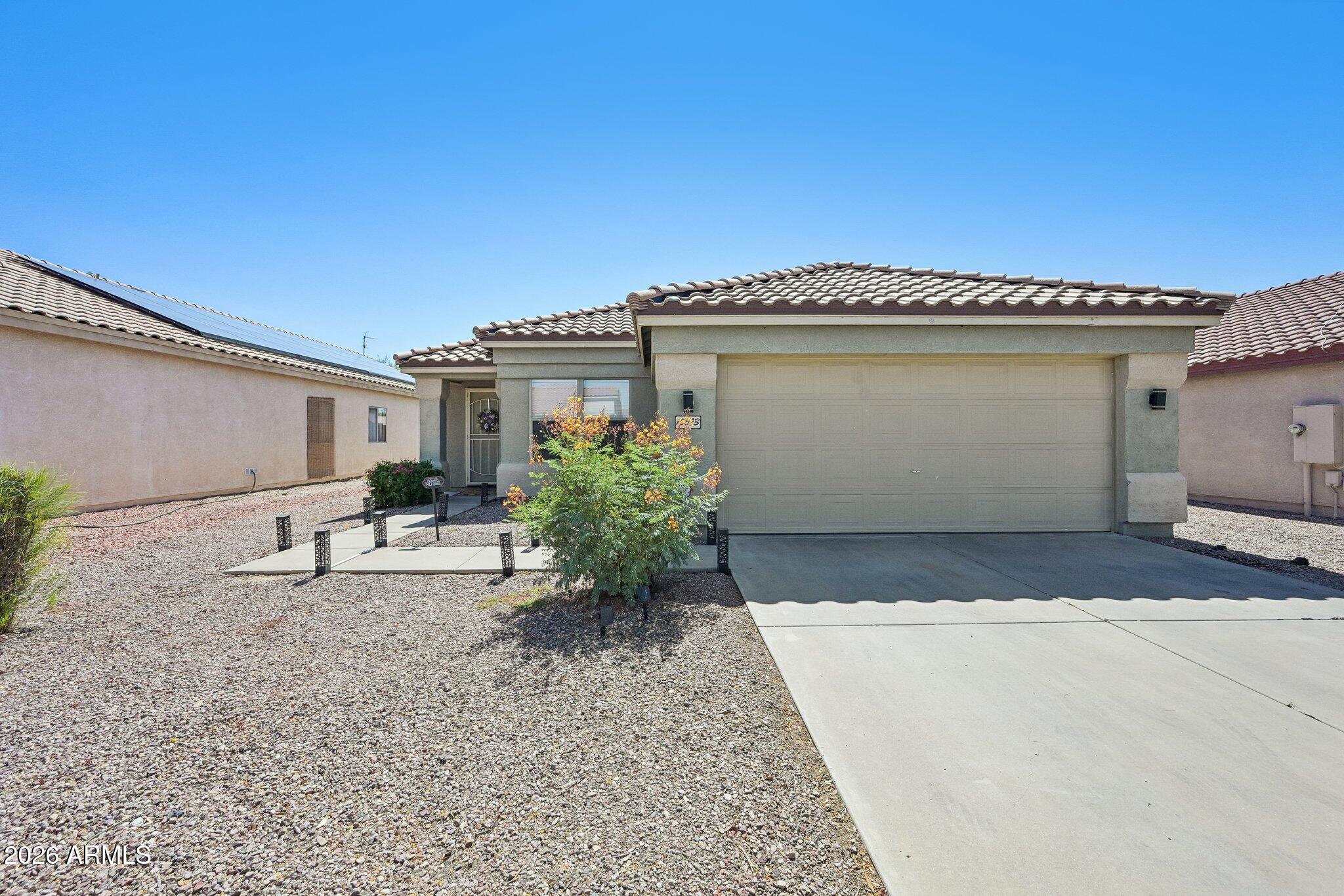 Newer HVAC, Newer Roof!  This home is so well kept and nicely upgraded throughout! This East facing backyard is perfect for sunrises and shady summer nights while enjoying the low maintenance and beautiful backyard! Inside you'll love the open kitchen, living and dining room, with 2 well sized guest rooms and a guest bath.  The primary suite is nicely planned with a full bath and walk in closet. See this move in ready home soon as we are coming soon!!!