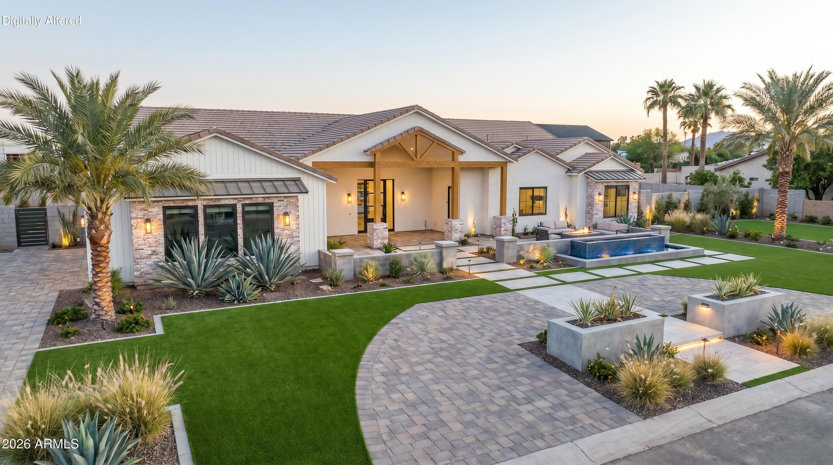 An extraordinary custom residence where refined design meets effortless living. Set on a fully fenced 1.07-acre estate with no HOA, this 4,034 sq ft masterpiece commands attention with board and batten siding, brick veneer, a private courtyard, and curated landscaping. The gourmet kitchen is appointed with quartz countertops, Wolf appliances, and a Sub-Zero refrigerator -- all conveying. Entertain effortlessly in the game room with two adjoining bedrooms, while a separate guest suite with private living area and bedroom offers elevated comfort for discerning visitors. The primary ensuite is nothing short of indulgent -- a spa-like haven with a walk-in closet, dual vanity, beach entry shower, and soaking tub. A rare offering -- almost ready to move in.  Get in to see it today!