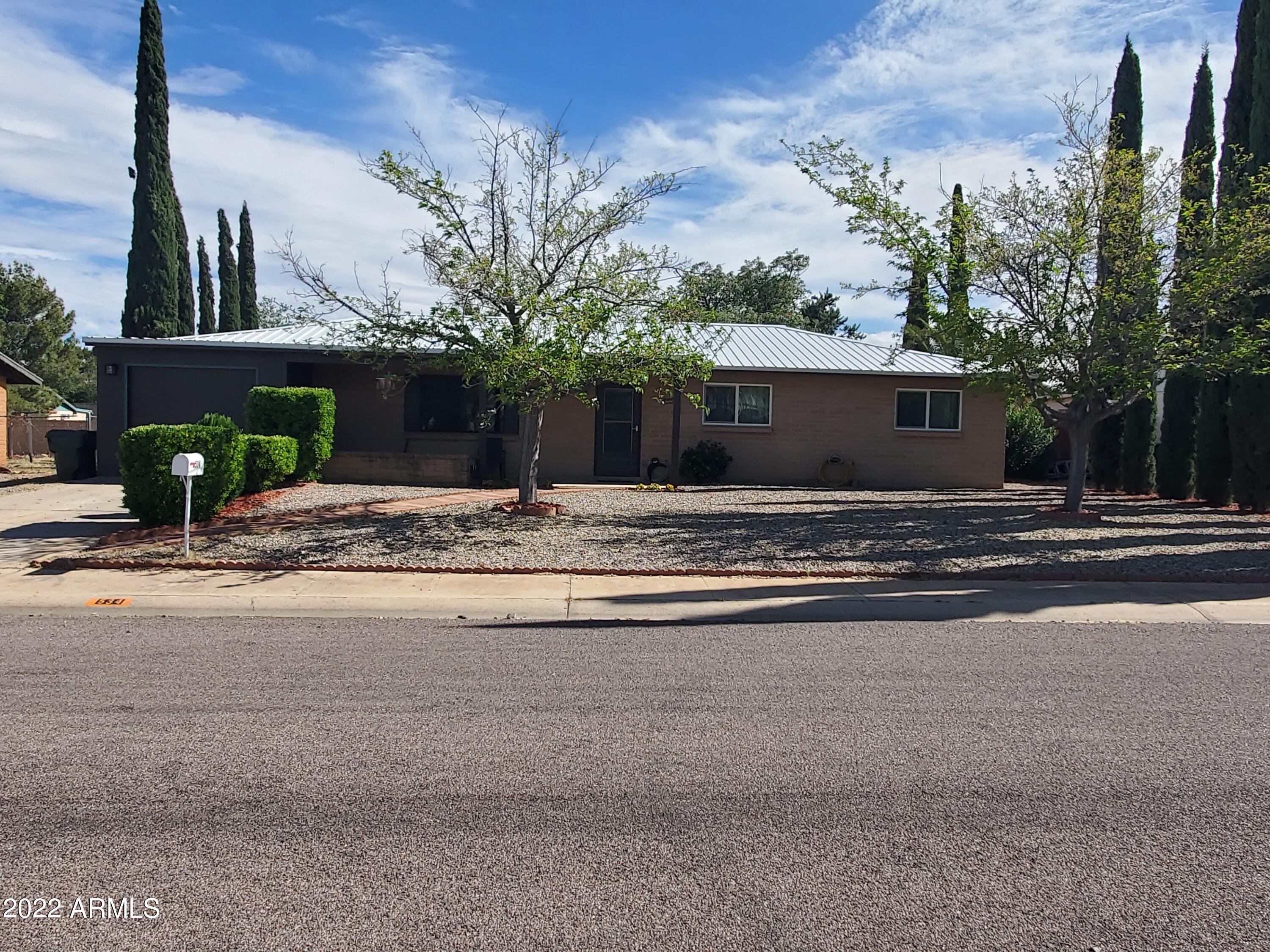 Nice 3 bedroom 2 bath 1 car garage that has been very well maintained. New windows, metal roof, Central AC unit,water heater,wood and tile flooring, freshly painted exterior with a nice size
yard for the family to enjoy the outdoors. Has a nice size garage out back,swing set which will
stay. Huge lockable safe, laundry room with washer dry that will stay. This home is ready to go!