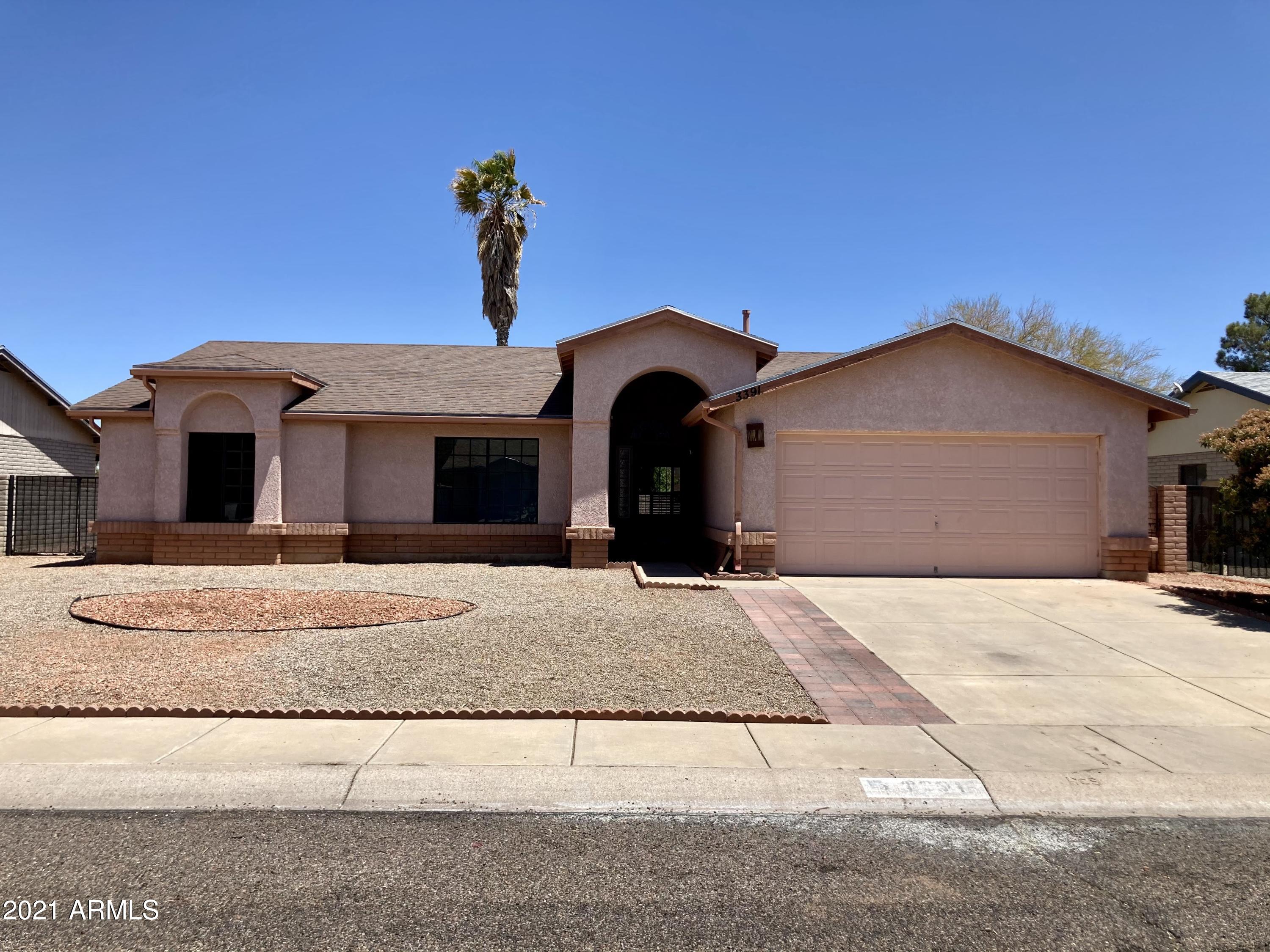 Just in time for summer!! Don't miss this opportunity to own a great home. 4 bedroom 2 bath home in a great neighborhood with an easy commute to Ft Huachuca. New carpets in the bedrooms and a sparkling in ground pool to soak up the Arizona sunshine.
