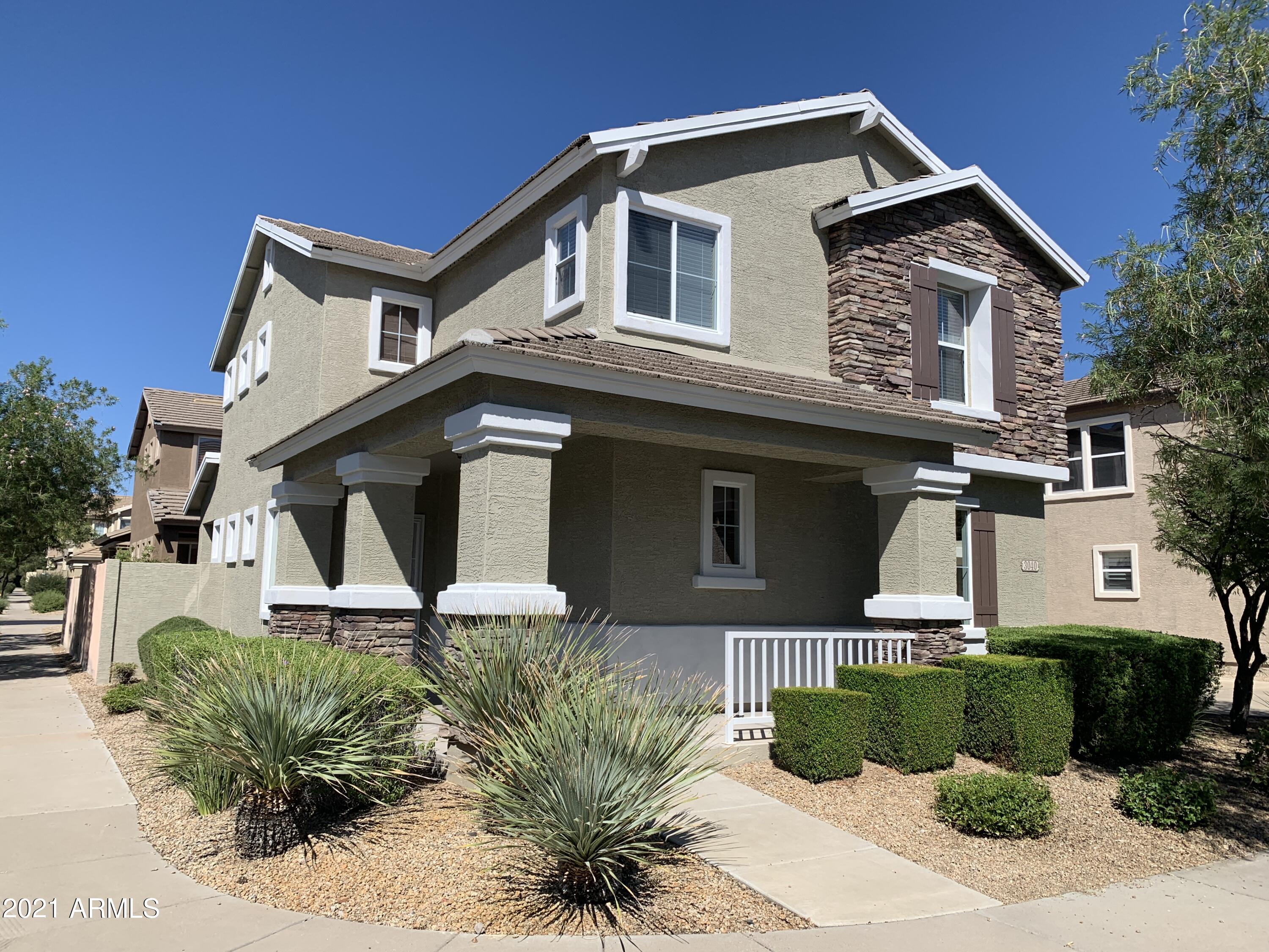 Welcome to this charming single-family home in the desirable Tramonto neighborhood. Featuring 4 cozy bedrooms, a versatile loft, and 2.5 baths, this home provides the perfect blend of comfort and space. The spacious eat-in kitchen flows seamlessly into the inviting gathering room, creating a warm space for family gatherings and entertaining. With a 2-car garage, there's plenty of room for both your vehicles and extra storage. Come discover this home.