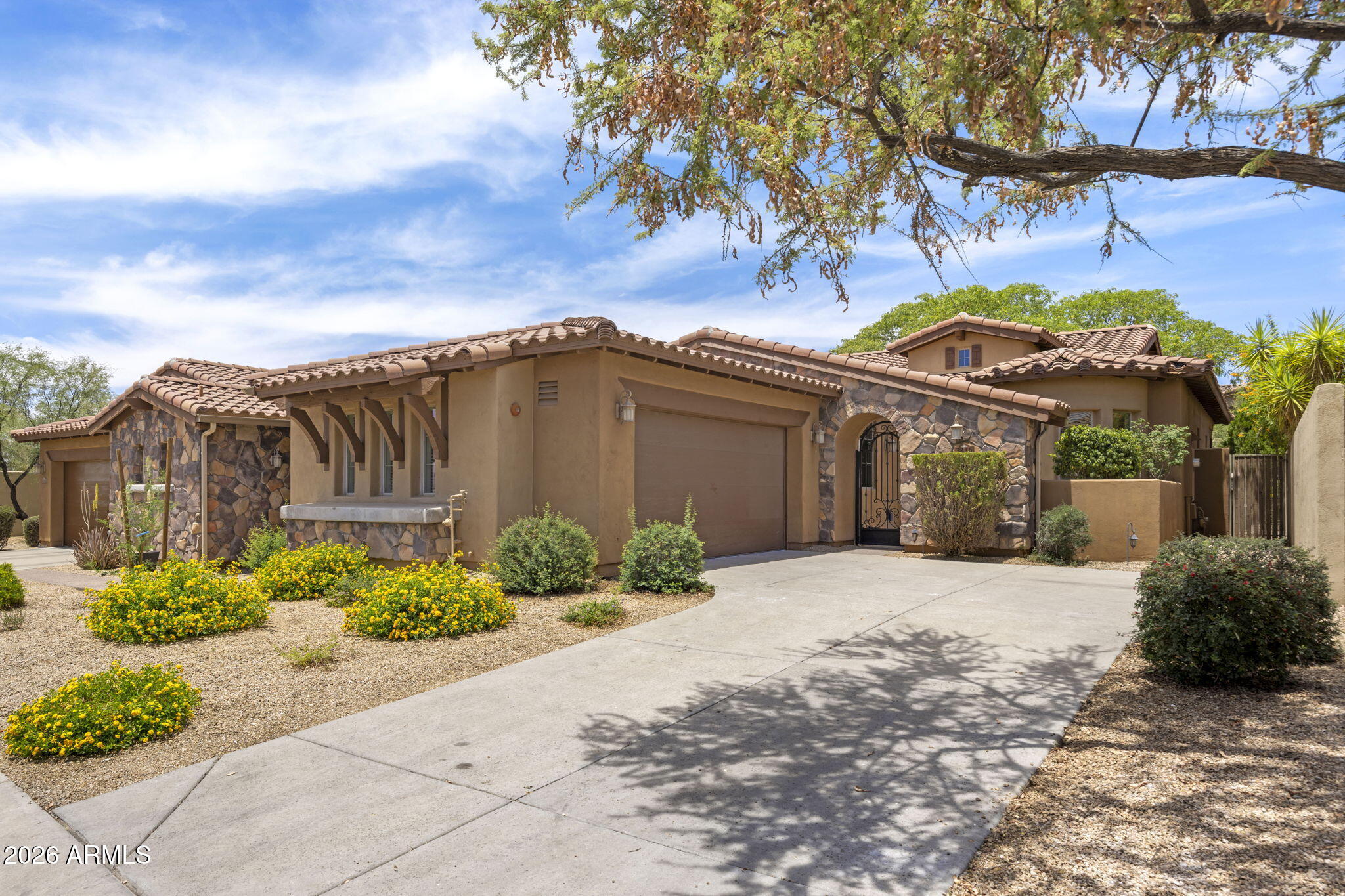 **Just Listed!** Beautifully remodeled home in a sought-after gated community featuring modern upgrades and designer finishes throughout. The updated kitchen is equipped with premium Café appliances, offering both style and functionality for everyday living and entertaining. Elegant Delta faucets and fixtures add a refined touch to the kitchen and bathrooms. Enjoy an open, inviting layout, enhanced finishes, and the peace of mind that comes with living in a gated neighborhood. Conveniently located near shopping, dining, & golf courses. This move-in-ready home combines comfort, quality, and convenience. Don't miss this exceptional opportunity!