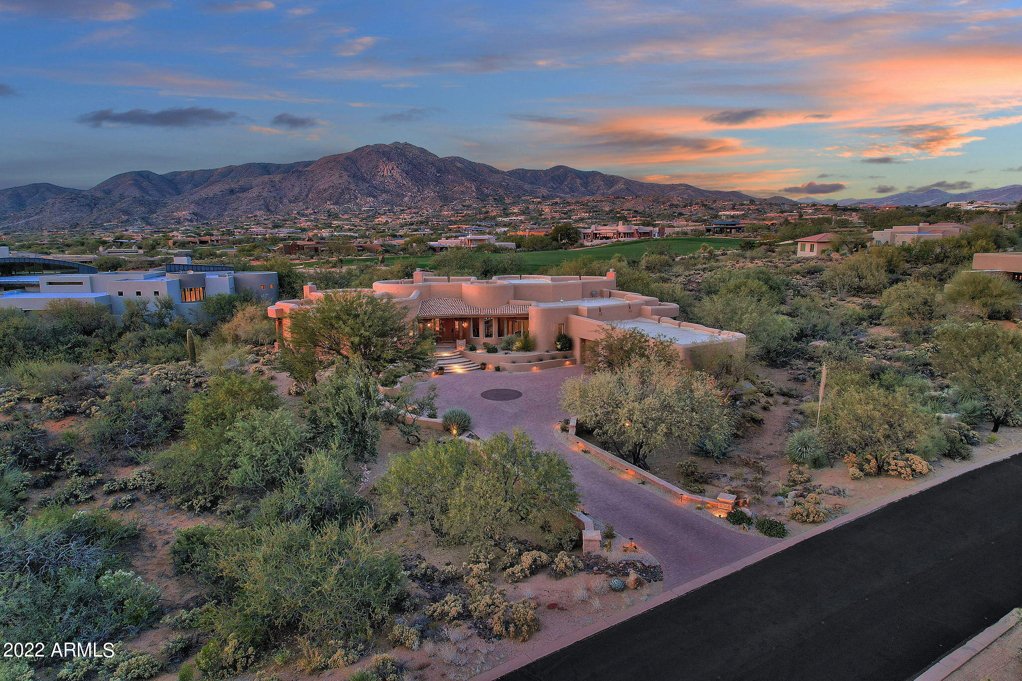 Turnkey Luxury!!   This amazing home finally returns for its debut after completion of  renovations to all three guest rooms and ensuite baths! Membership to Desert Mountain Club is available with this luxury estate home on nearly one acre showcasing dramatic views of Apache Peak and the 11th fairway of the Apache Golf Course. Living room welcomes you with disappearing sliding doors that pocket into the wall allowing full access to the expansive resort style back yard.  The renovated kitchen has all the bells and whistles one would expect of a luxury estate featuring SubZero/Wolf appliances, a huge granite topped island and a newly created butler's pantry.  The family room, open to kitchen and bar areas, is ''game central'' for all sports viewing w/ a 75 inch television and surround sound. Romantic master retreat with stacked stone fireplace, soaking tub, and view windows.  Three additional renovated ensuite guest rooms welcome family and guests.   This fully furnished home is made for entertaining family and friends but is also a beautiful oasis for the luxury lifestyle afforded by Desert Mountain.

This home also features: an oversized three car garage with newly epoxied floors, abundant built in storage cabinetry and a Tesla outlet. The exterior landscaping was recently updated to include all new irrigation valves and lines, all new landscaping, all new path
and up-lighting, wiring and timers, and 18 tons of landscaping granite rock. A large pavered driveway and auto court provide easy access and parking for guests. Many other features  too numerous to list but which can be seen in a personal tour. 

A Full Golf Membership  to the Desert Mountain Club available by application and board approval with no waiting list. Membership fee  is paid in addition to the price of the home and is paid directly to the club at Close of Escrow.

Cash Offers, please!

Ignore "Days on Market" which include extensive market prep time and then recent renovations as noted above.
