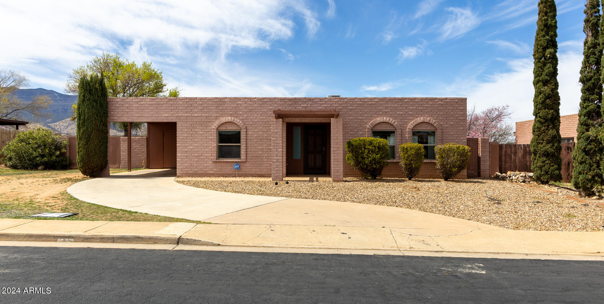 BACK ON THE MARKET AT NO FAULT OF THE SELLER OR HOME!

Presenting this perfect blend of comfort, convenience and relaxation - all waiting for you to call home! 
This 3 bedroom, 2 bathroom residence offers modern amenities and a prime location close to Fort Huachuca.  Step inside to discover a beautifully updated interior featuring wood-look tile in the living areas and carpet only in the bedrooms. The kitchen and bathrooms are adorned with Corian countertops. With updated air conditioning and ceiling fans in almost all rooms, this home ensures comfort and efficiency year-round. But the real highlight? Step outside to your refreshing pool and turfed backyard.