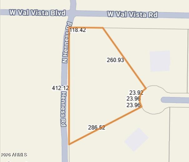 VAL VISTA ESTATES UNIT ONE - Land