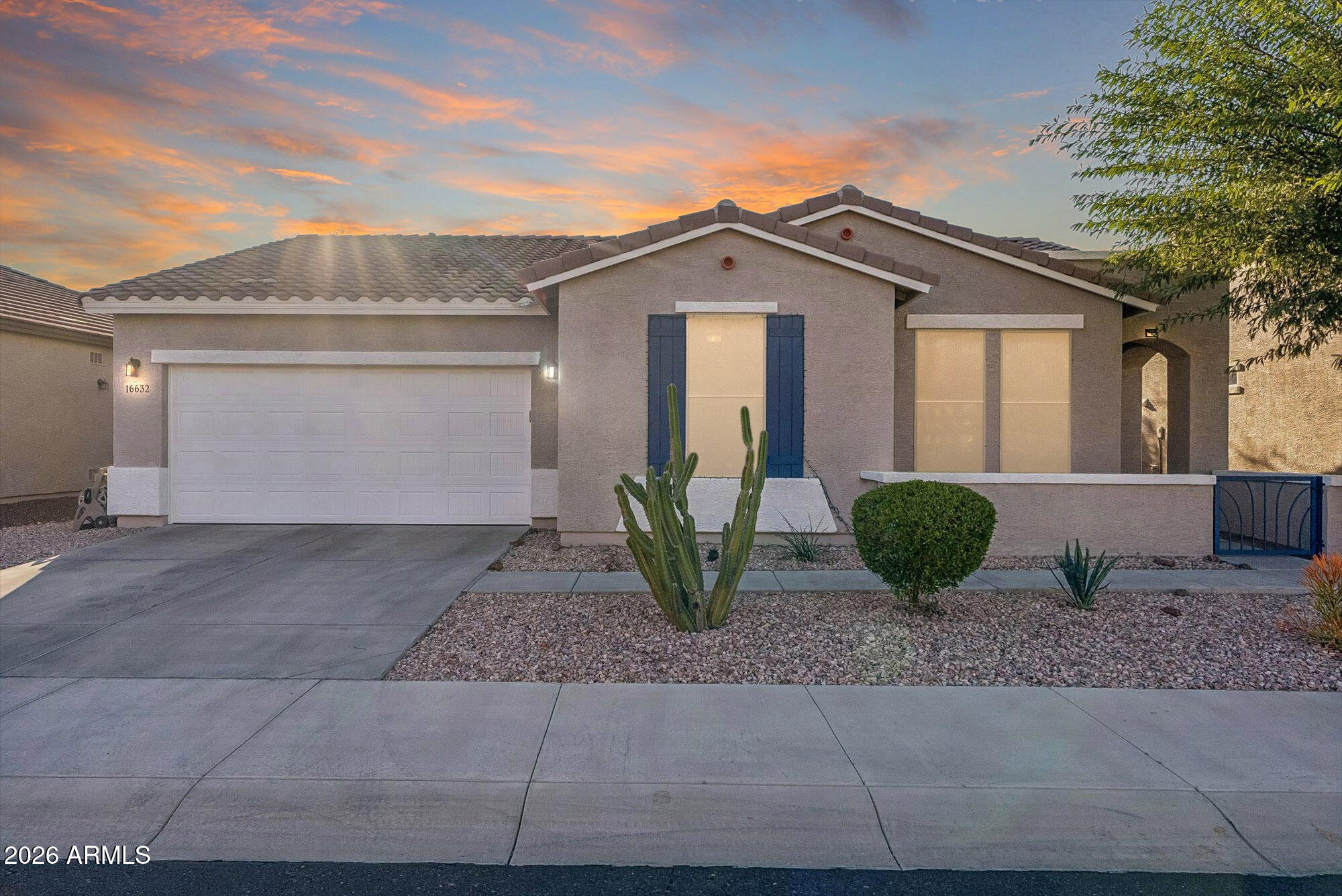 A true turn key home - just steps from the clubhouse and lake in this gated adult community! This light-filled home features an open split floor plan, a granite kitchen with a large island, and an oversized secondary bedroom perfect for an office or hobby space. Enjoy your morning coffee on the charming front porch, then relax out back with ravine views, mature greenery, and a private putting green. Love to travel? The fully enclosed patio with powered, weatherproof screens lets you lock up and go with total peace of mind - comfort and convenience all year long! The icing on top? The incredible neighbors the sellers are sad to leave behind.